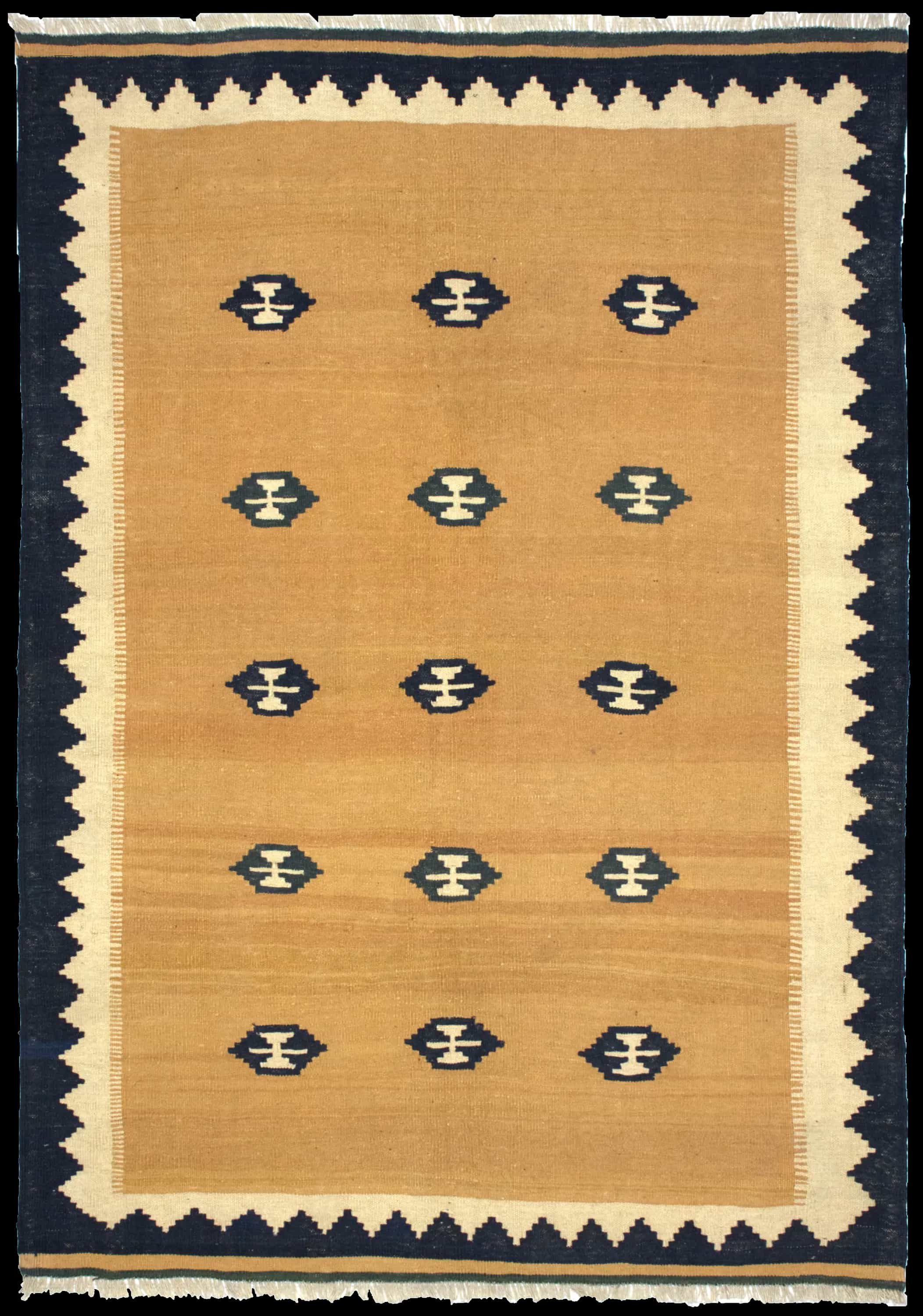 Handmade Perse rug in dimensions 231 centimeters length by 160 centimeters width