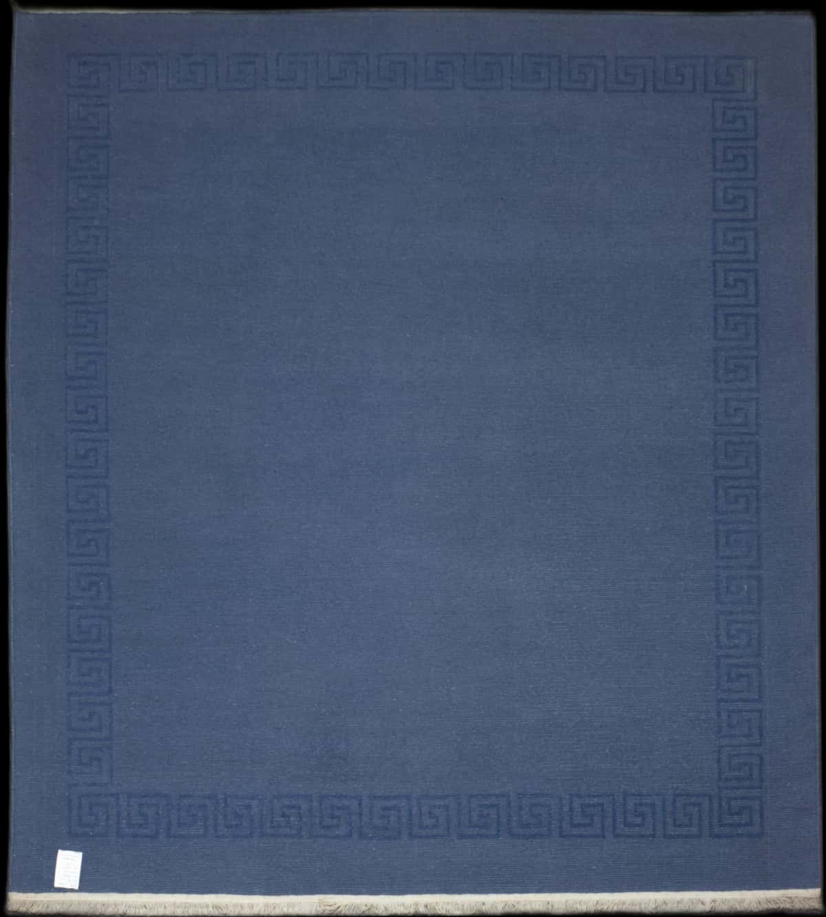 Nepali rug in dimensions 252 centimeters length by 200 centimeters width with mainly yellow colors — Detail
