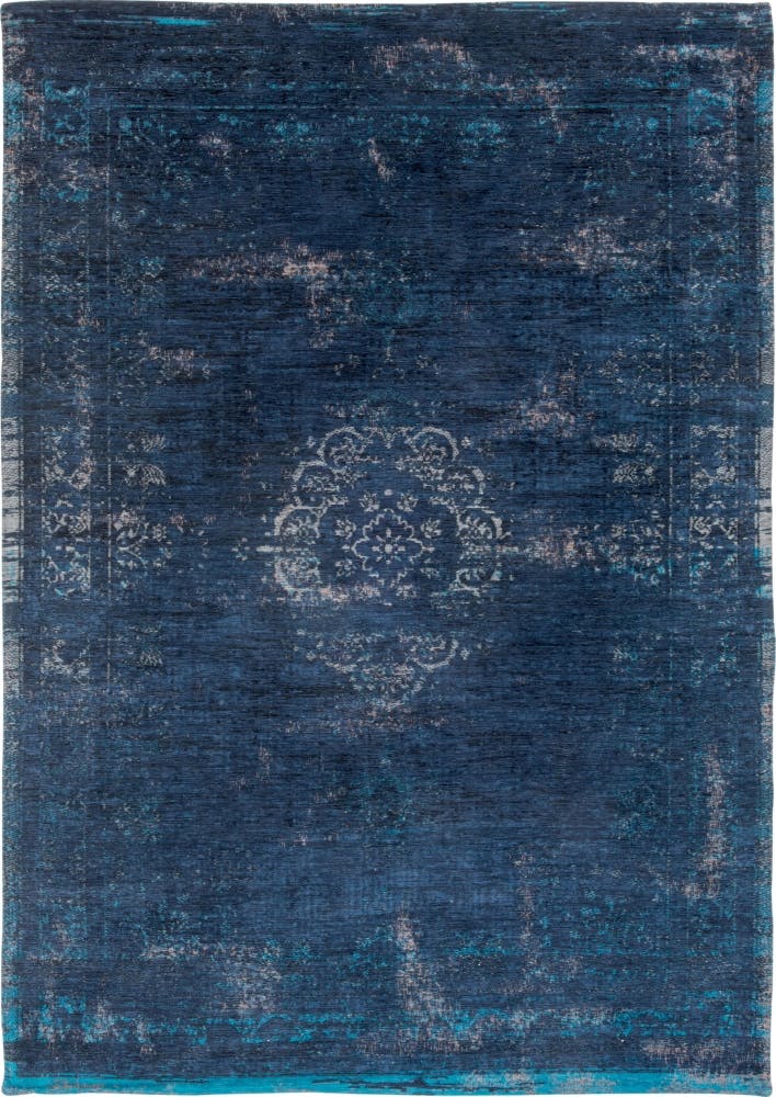 Tapis bleu moderne de style vintage