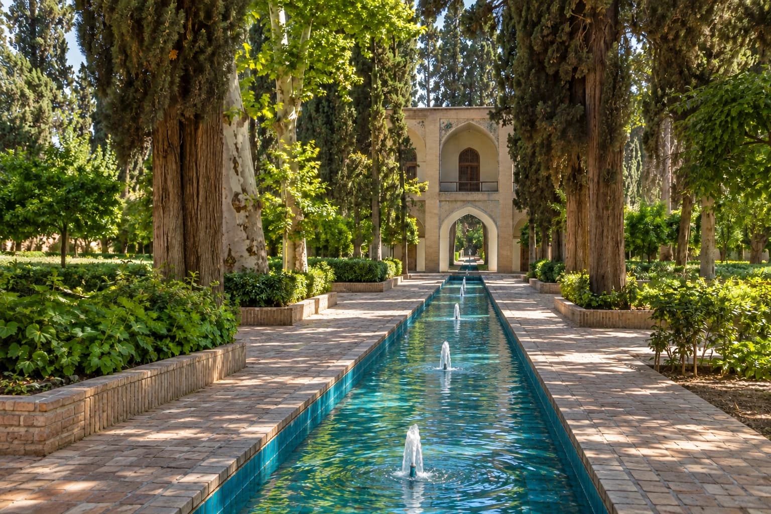 AI-generated regional illustration: Kashan