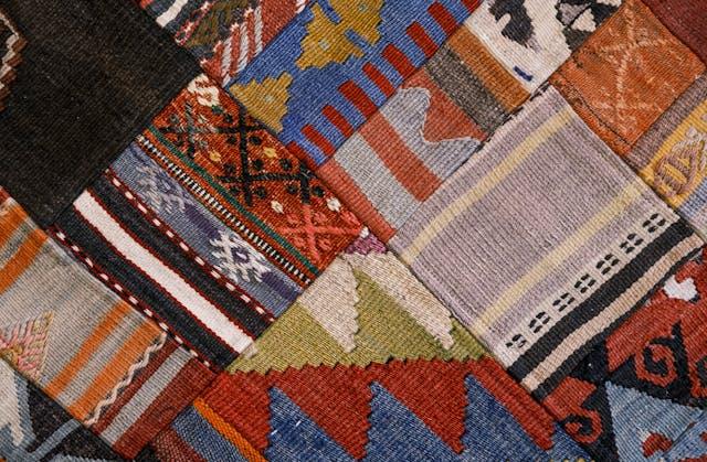 Sample of what can be expected when browsing through patchwork carpets