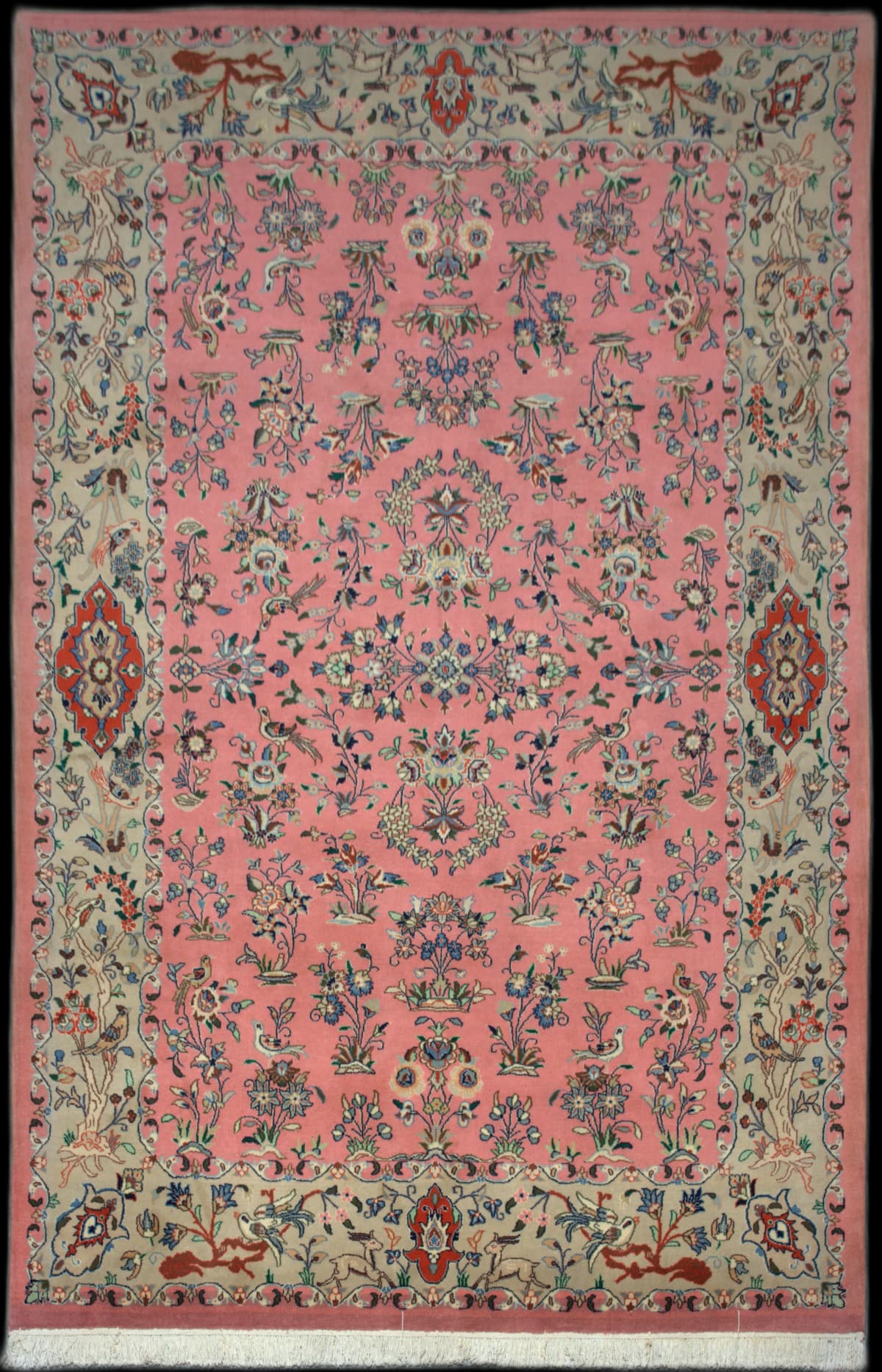 Persian rug in dimensions 292 centimeters length by 203 centimeters width