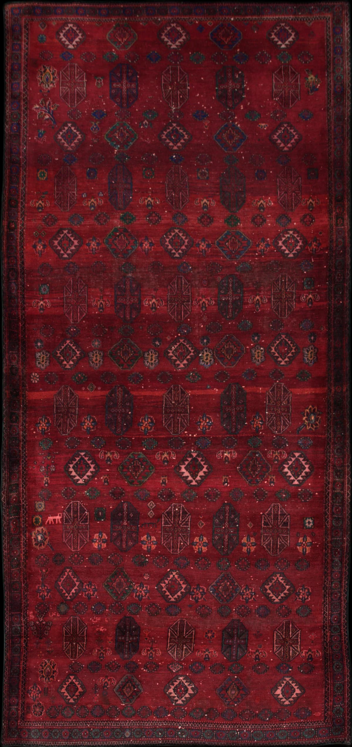 Persian rug in dimensions 380 centimeters length by 200 centimeters width