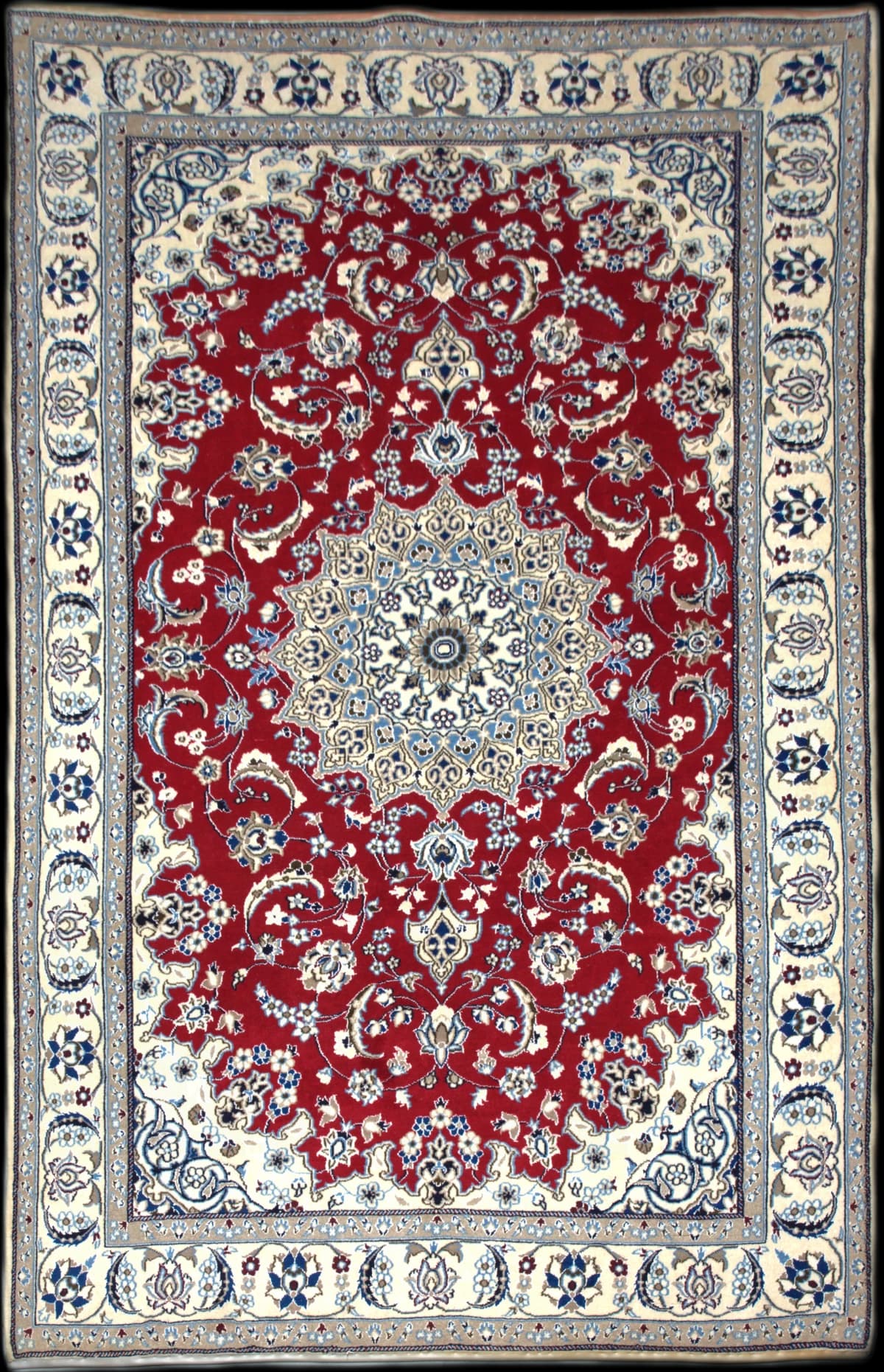 Persian rug of Floral Rug style in dimensions 304 centimeters length by 196 centimeters width