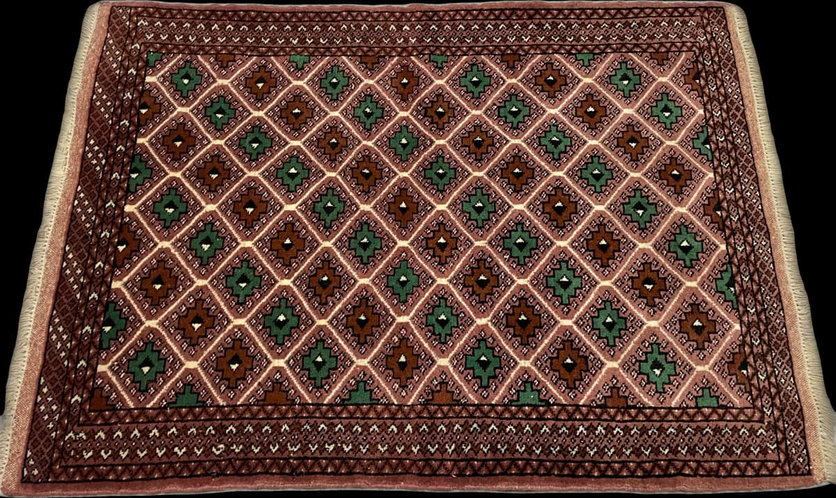 Tapis persan, oriental, 100x140 cm, principalement marron — Perspective
