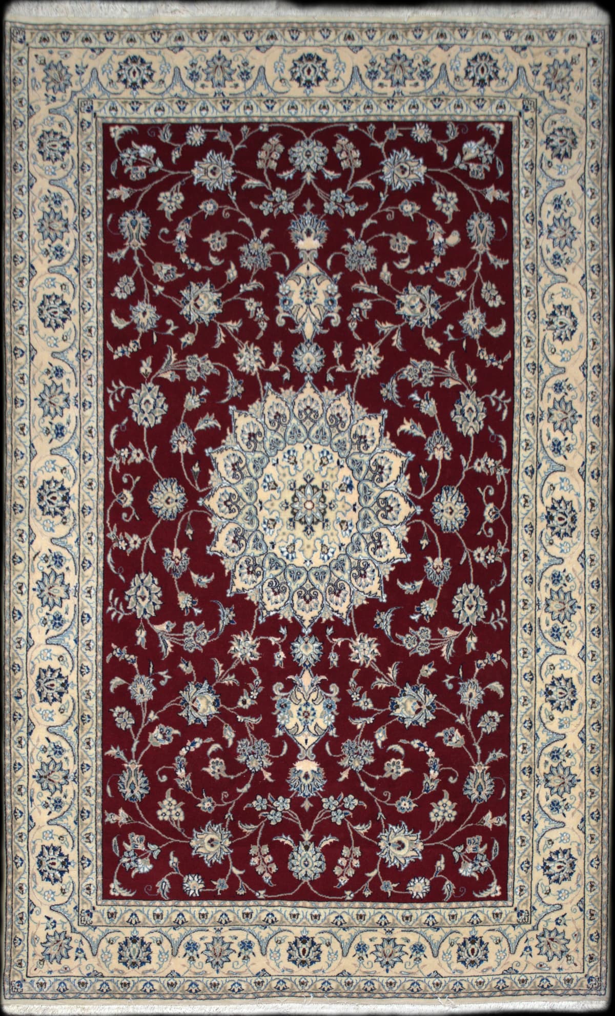 Persian rug in dimensions 293 centimeters length by 196 centimeters width