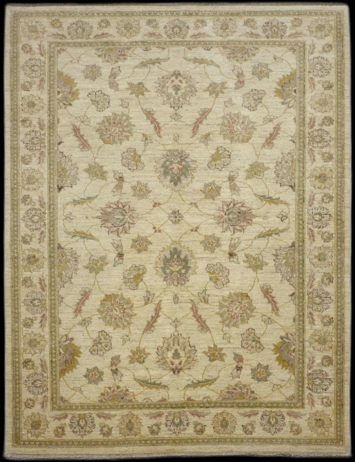 Pakistan rug in dimensions 237 centimeters length by 170 centimeters width with mainly beige colors