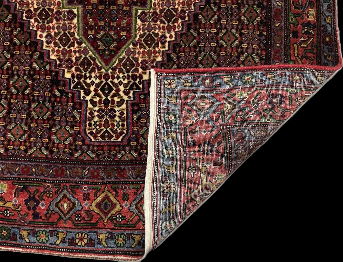 Perserteppich Sanandaj, orientalisch, 130x182 cm, bunt — Gefaltet