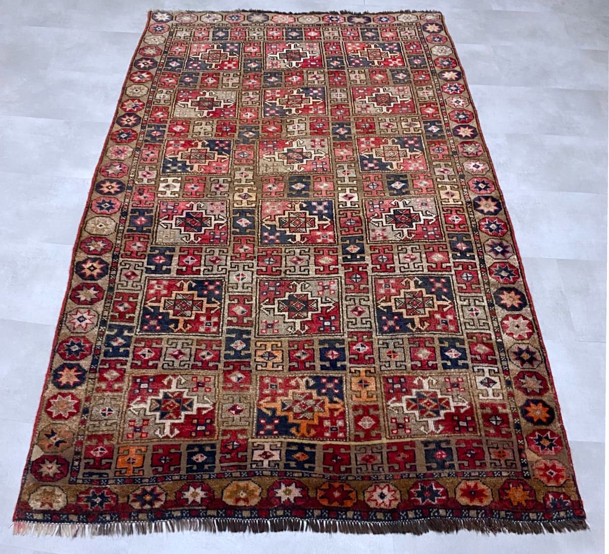 Perserteppich, orientalisch, 140x220 cm, bunt — Perspektive