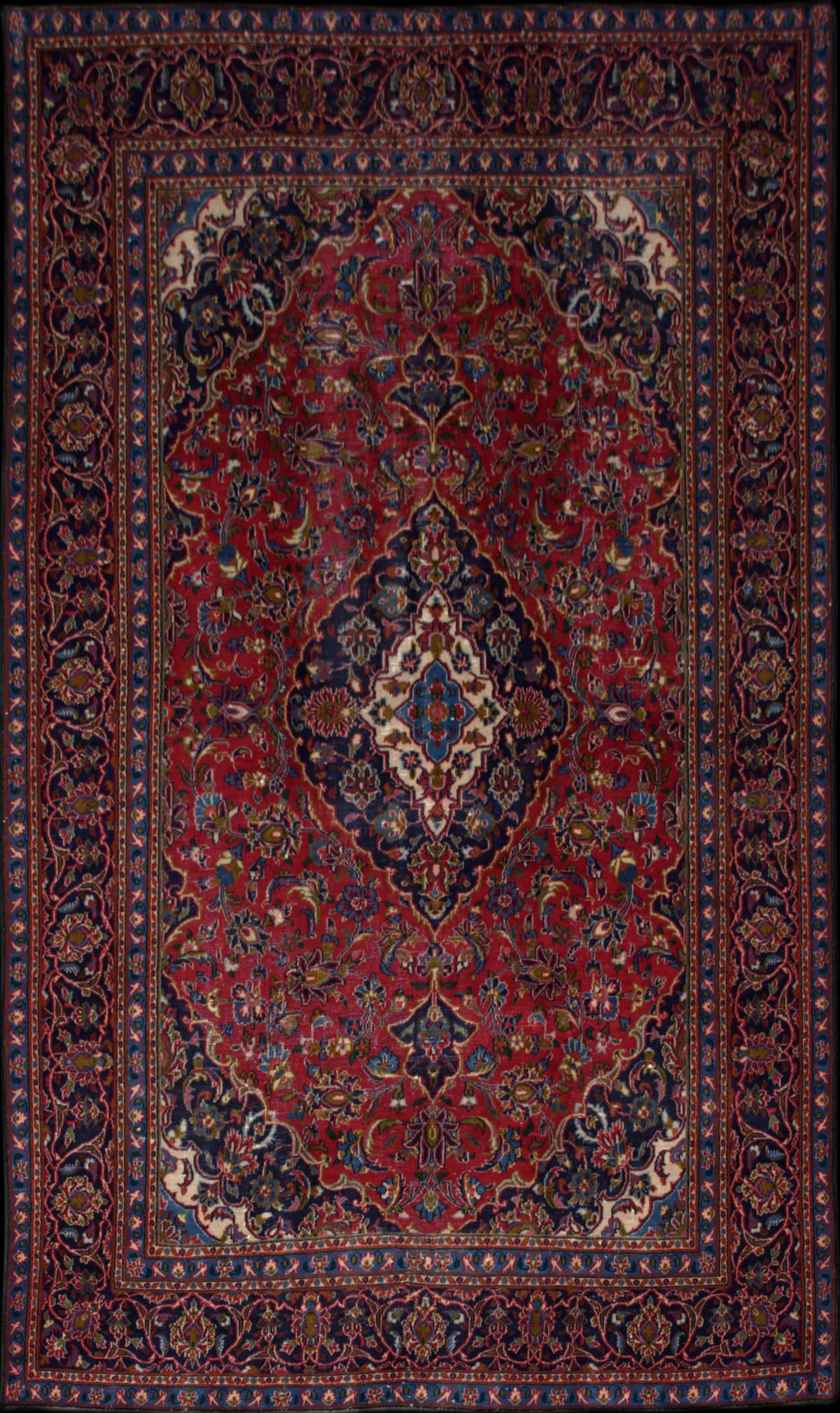Persian rug in dimensions 285 centimeters length by 195 centimeters width