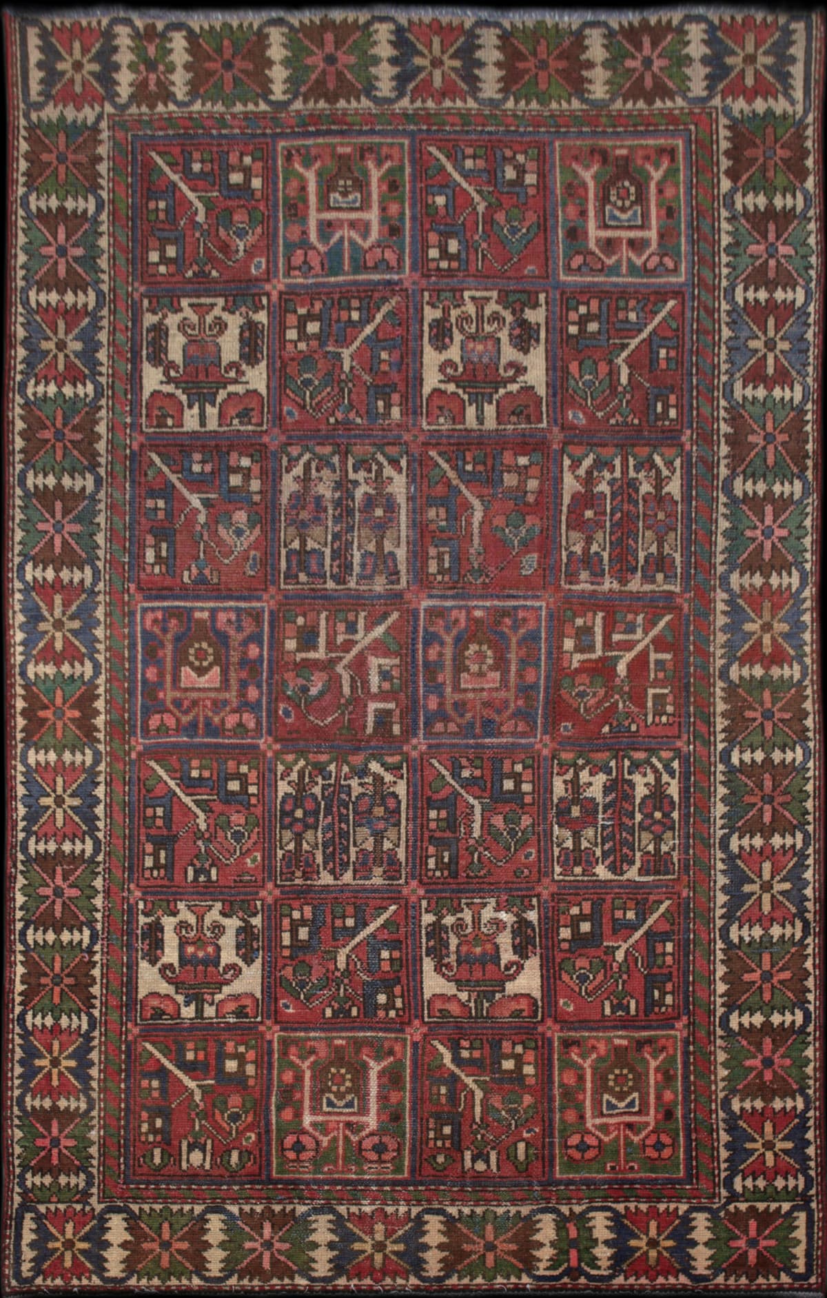 Persian rug in dimensions 274 centimeters length by 193 centimeters width