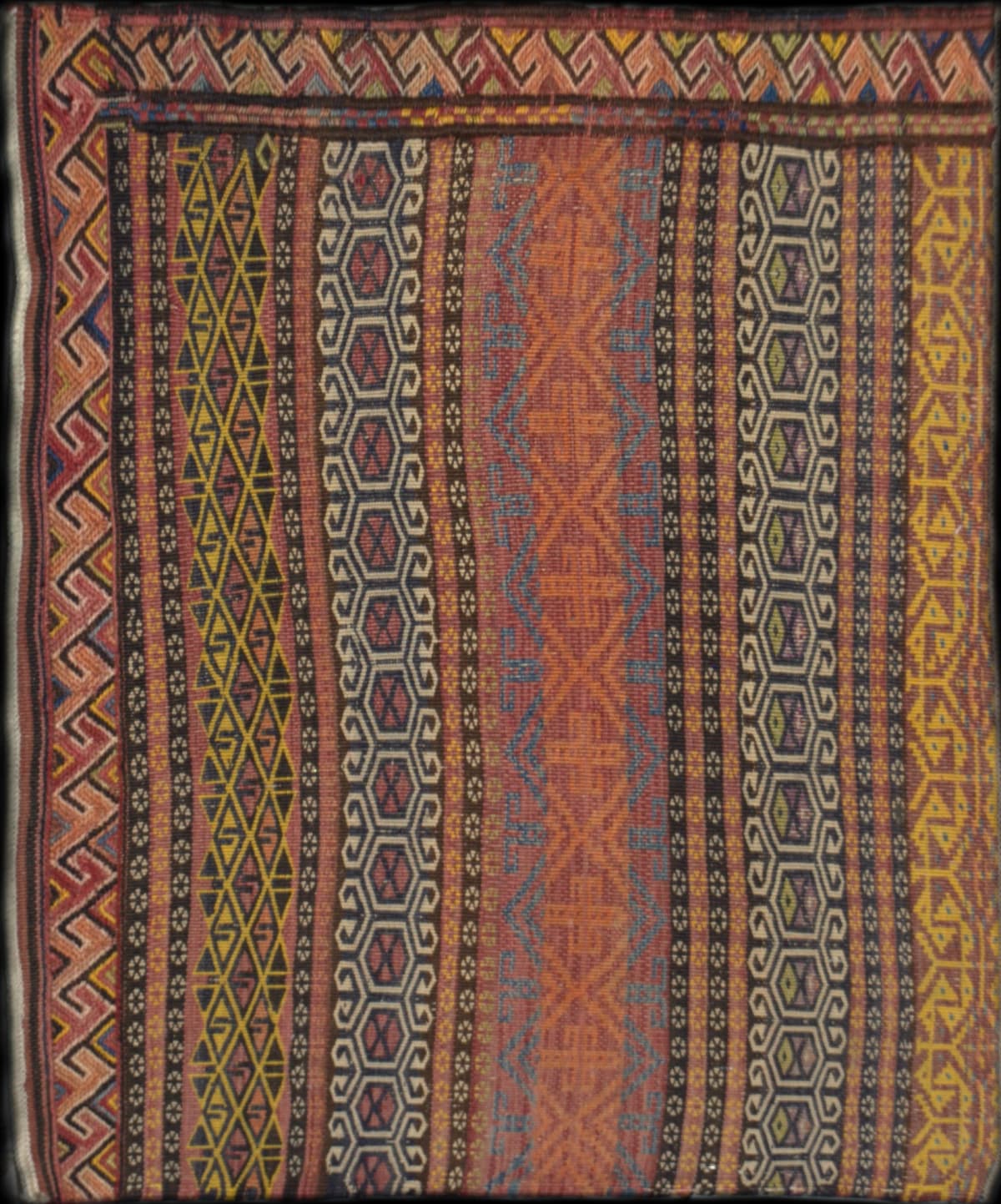Persian rug in dimensions 79 centimeters length by 75 centimeters width
