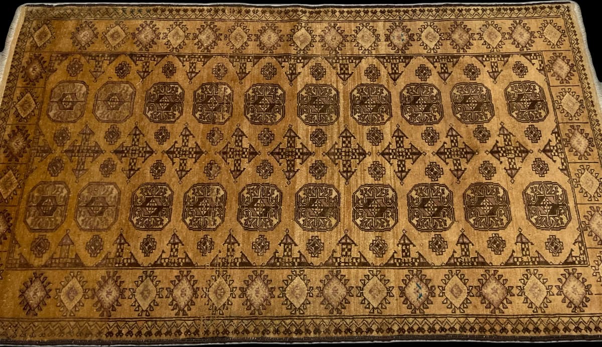 Persian Baluch rug, oriental, 117x204 cm, mainly brown — Perspective