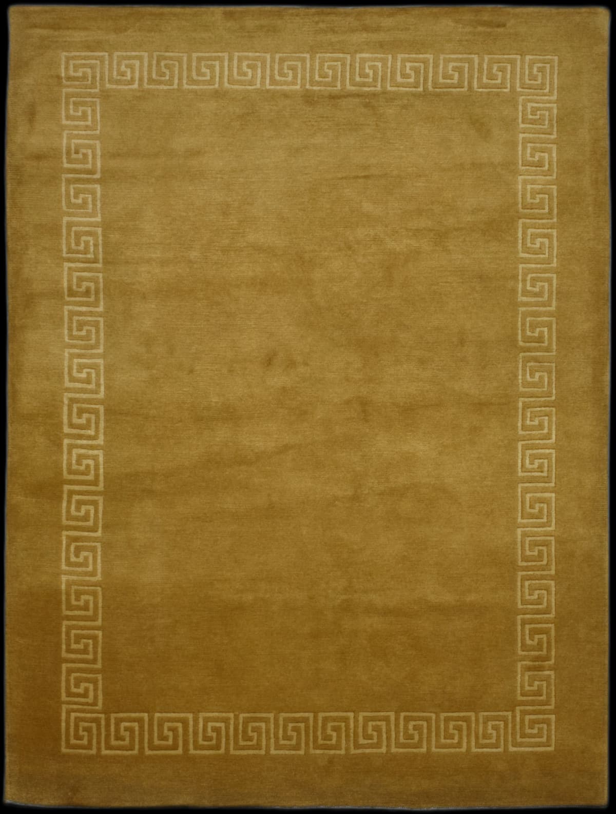 Nepali rug in dimensions 240 centimeters length by 172 centimeters width with mainly brown colors