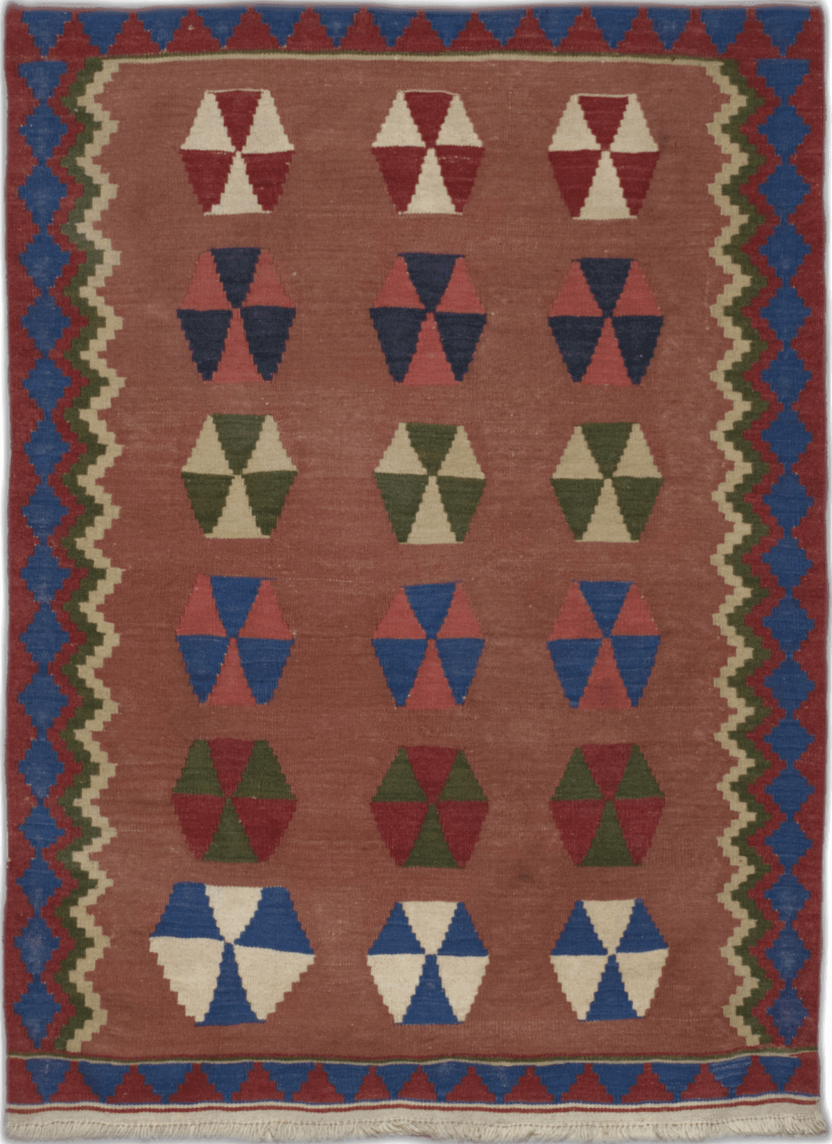 Persian rug in dimensions 154 centimeters length by 103 centimeters width
