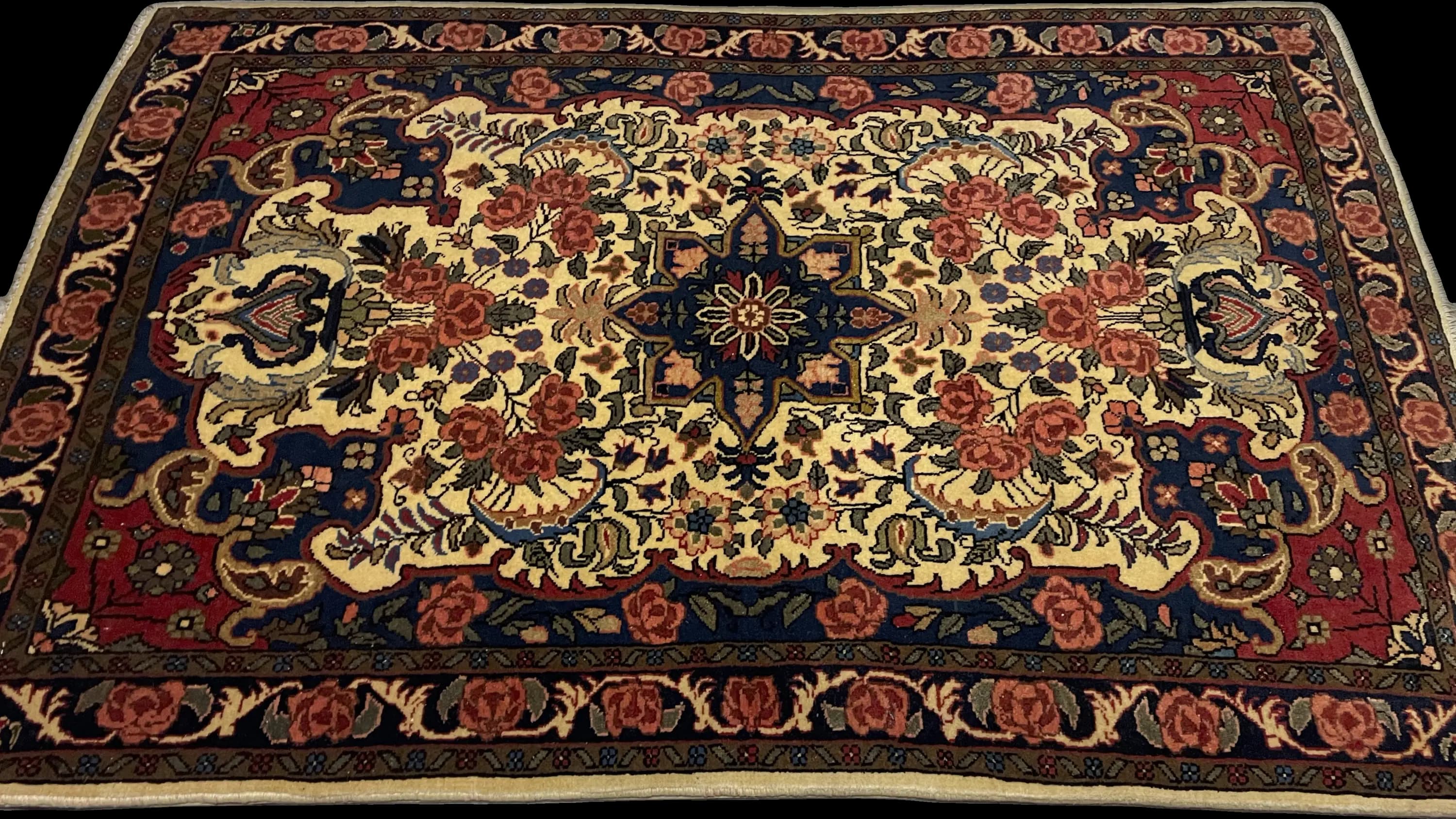 Perspective view of the rug