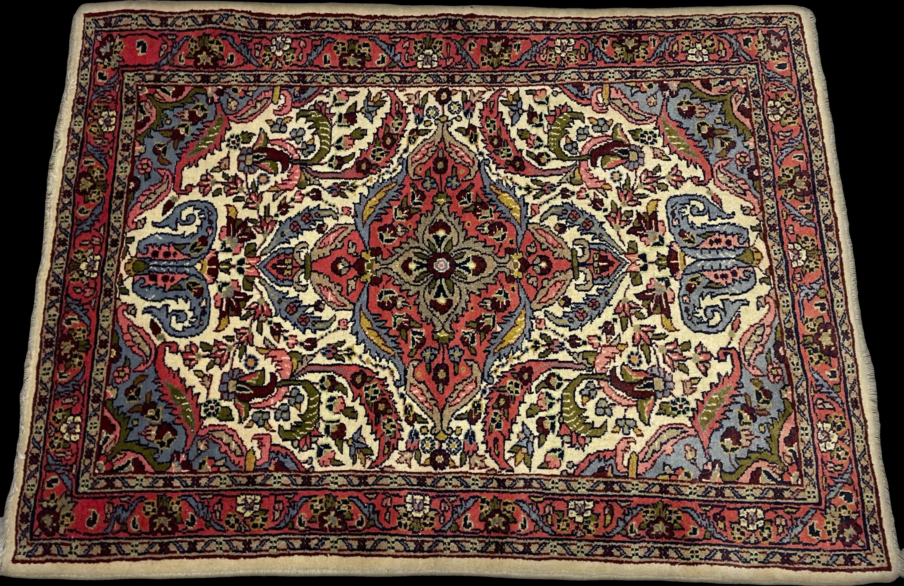 Perspective view of the rug