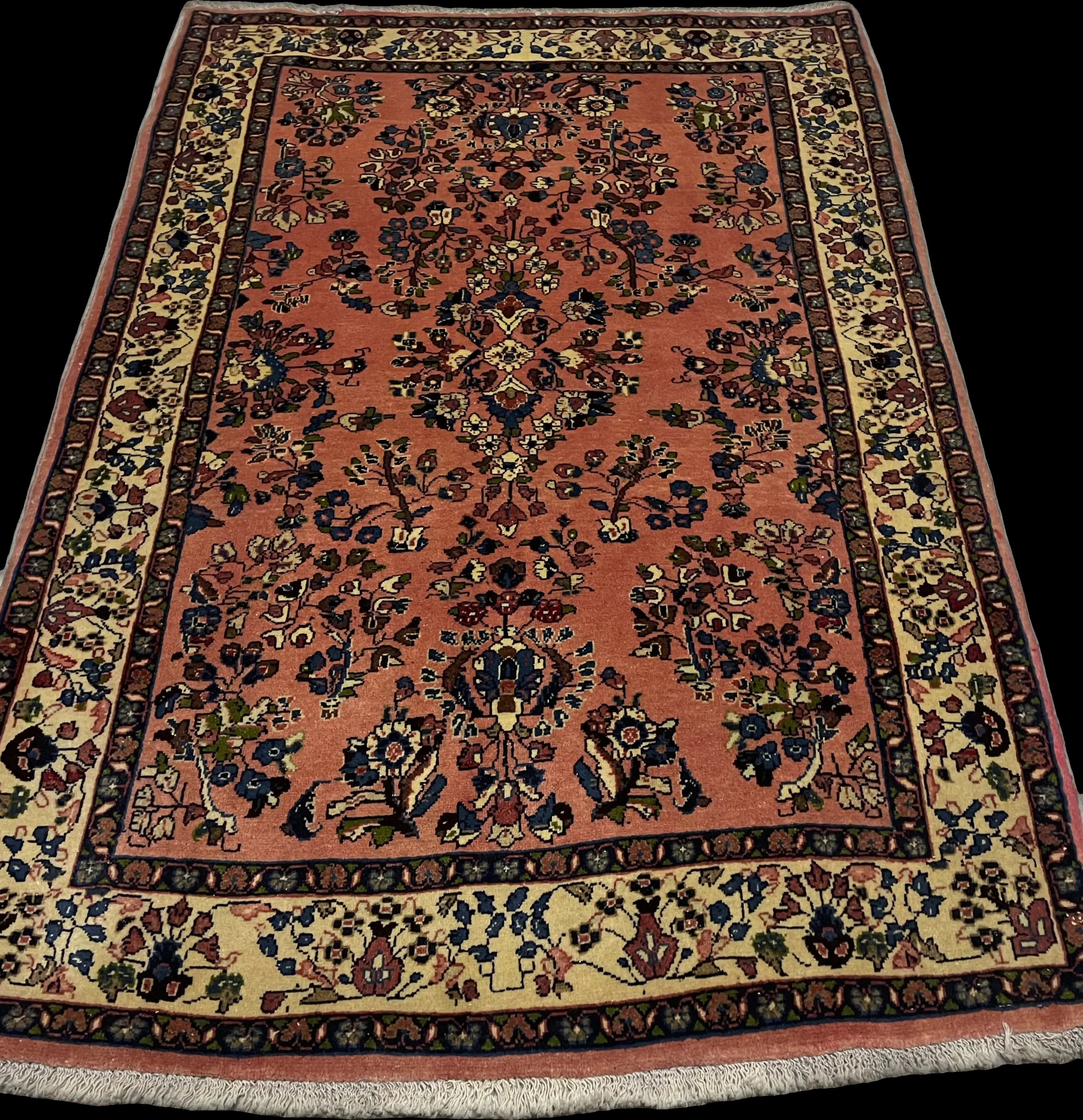 Perspective view of the rug