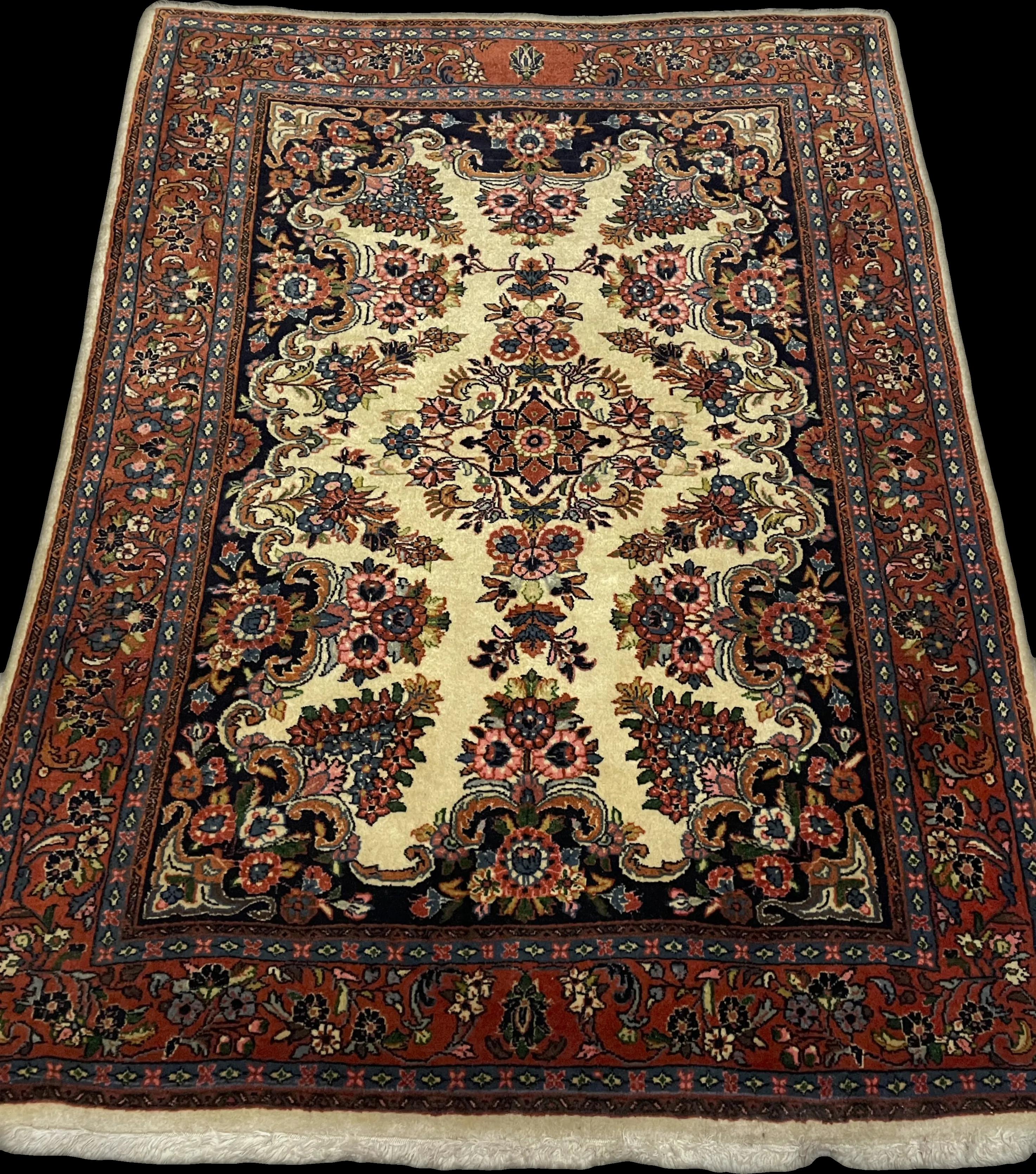 Perspective view of the rug