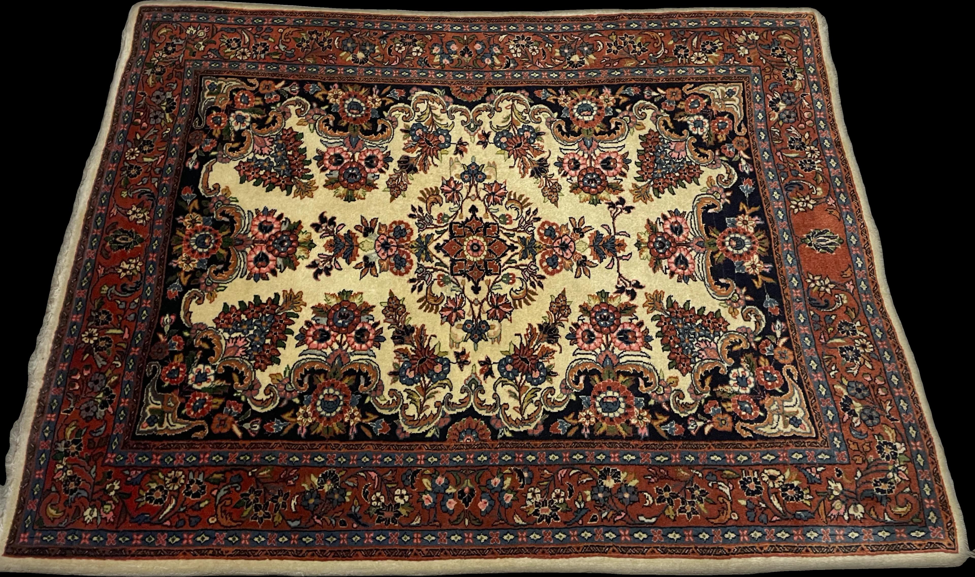 Perspective view of the rug