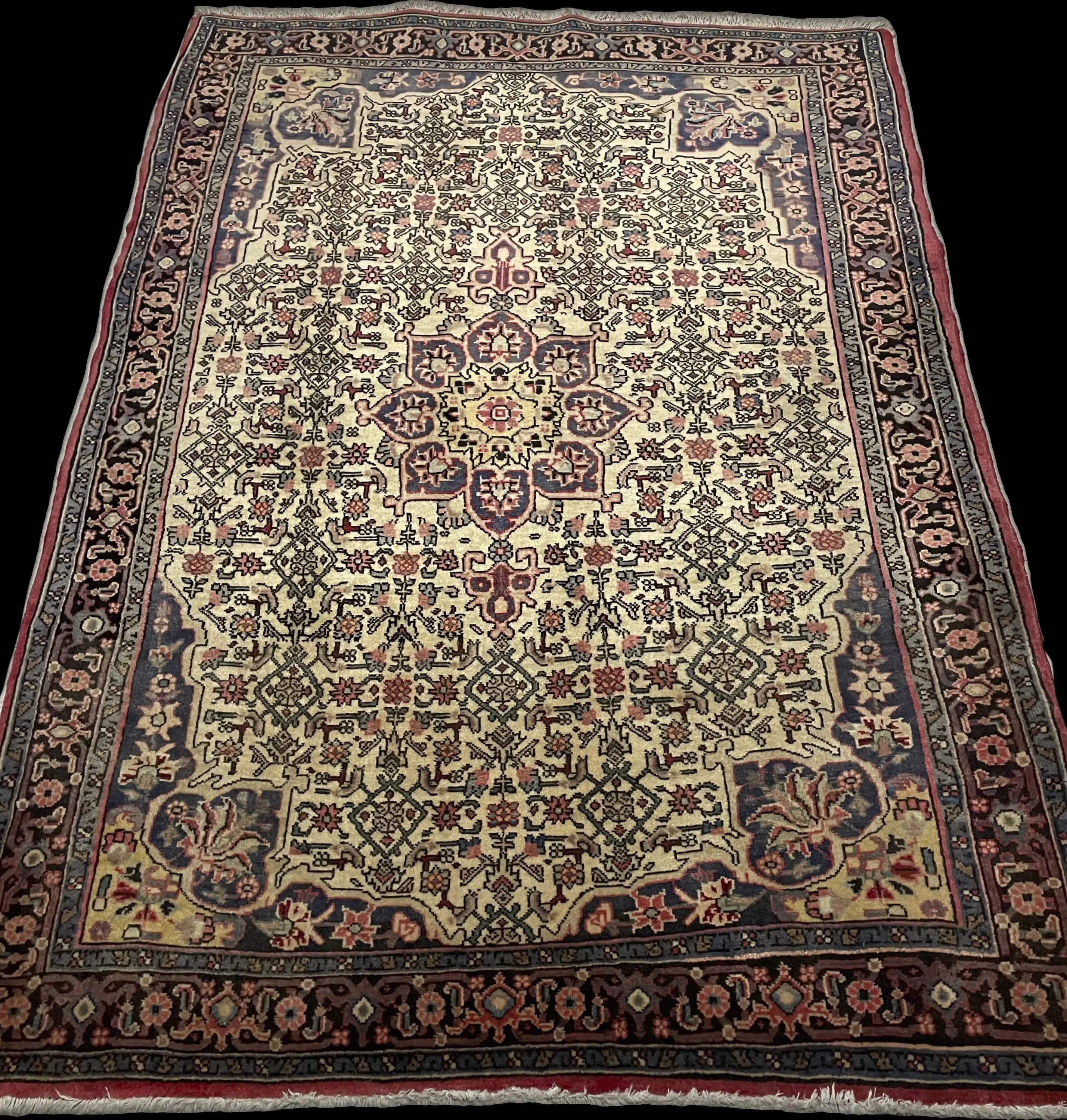 Perspective view of the rug