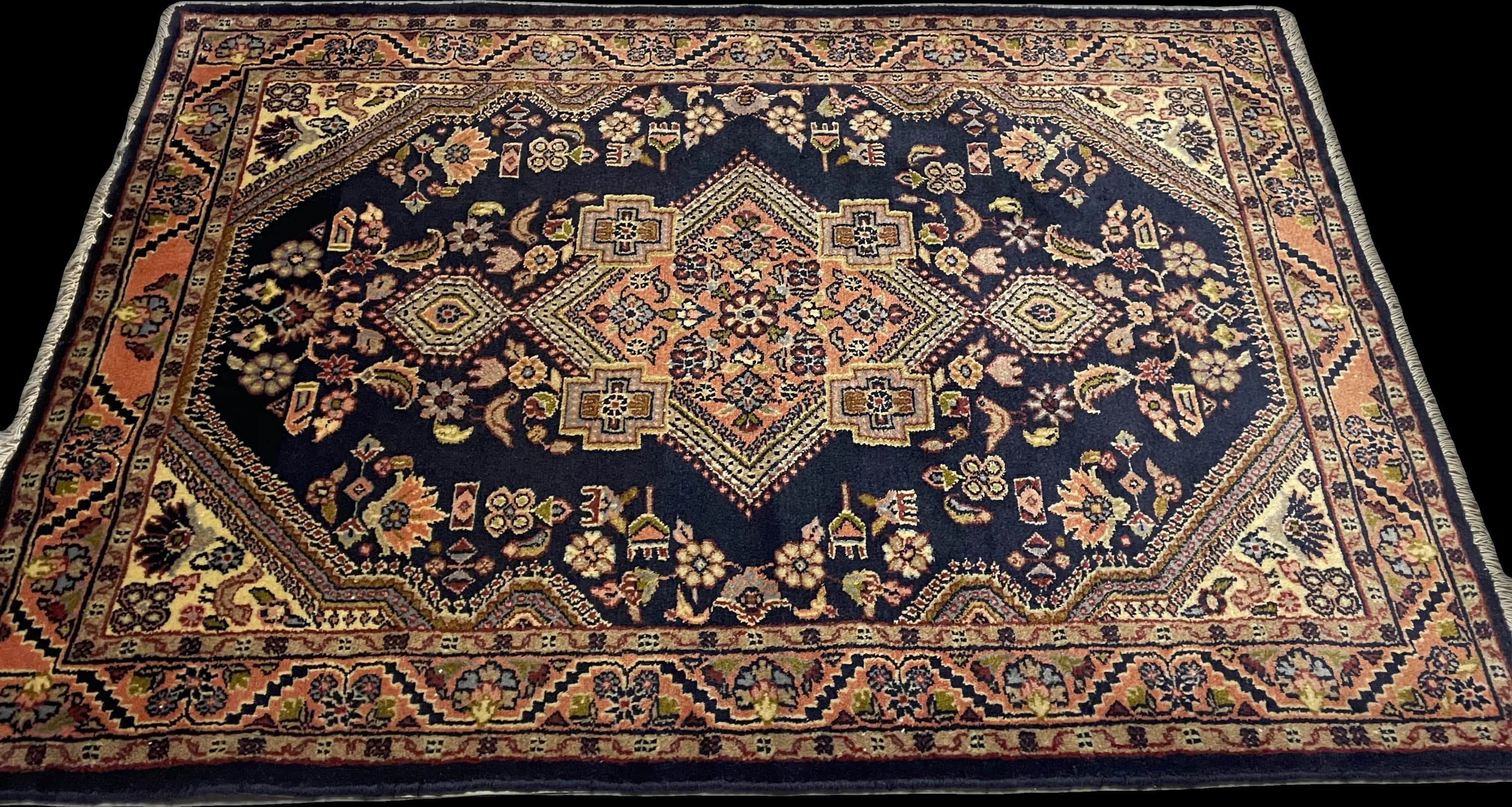 Perspective view of the rug