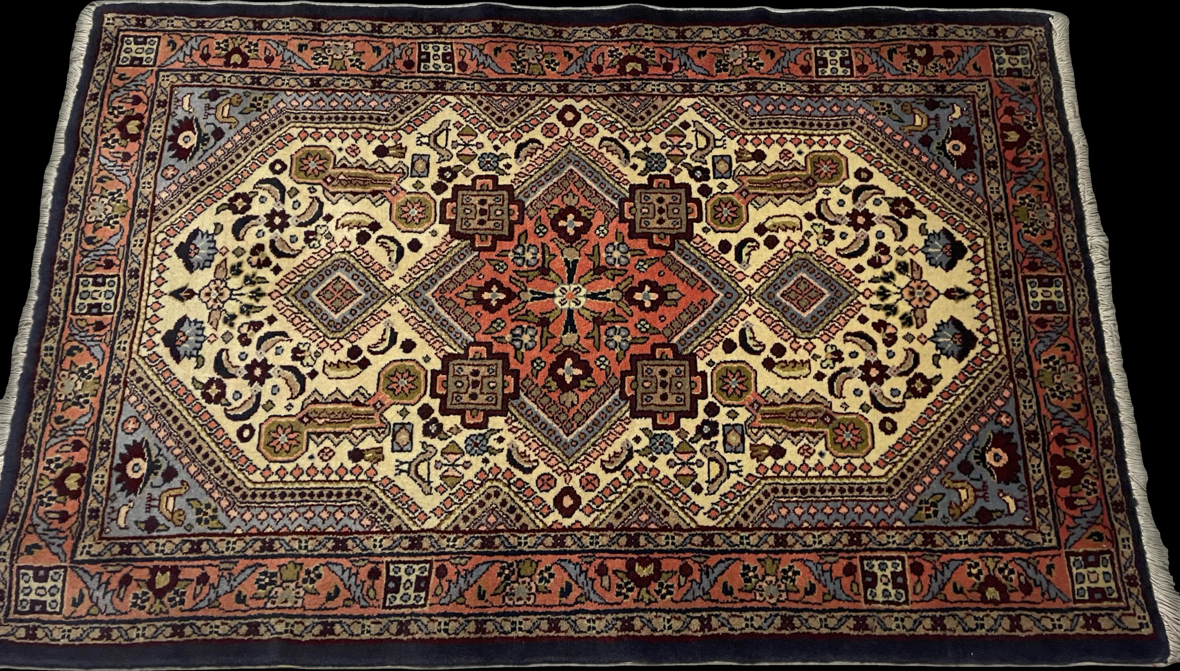 Perspective view of the rug