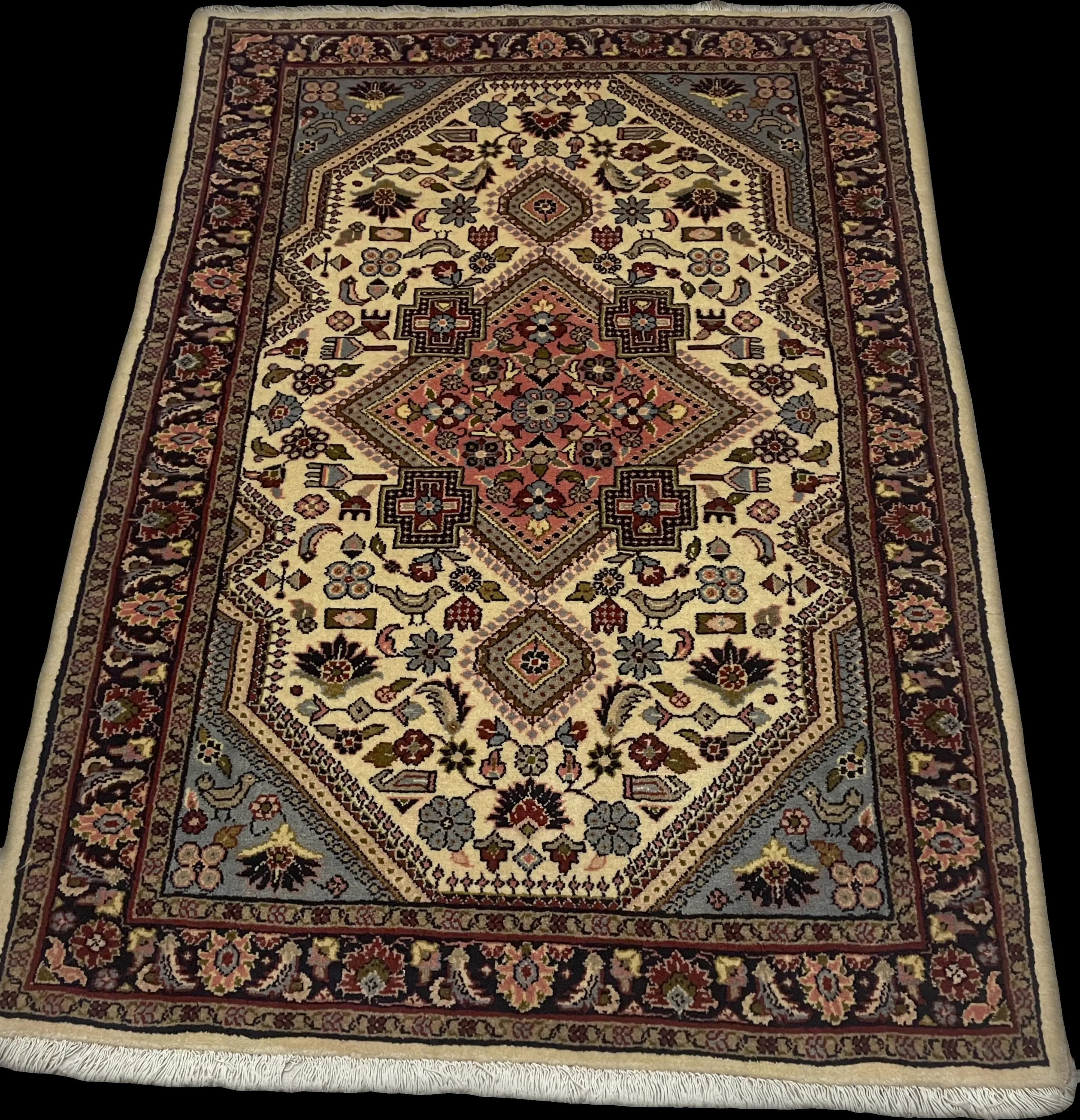 Perspective view of the rug