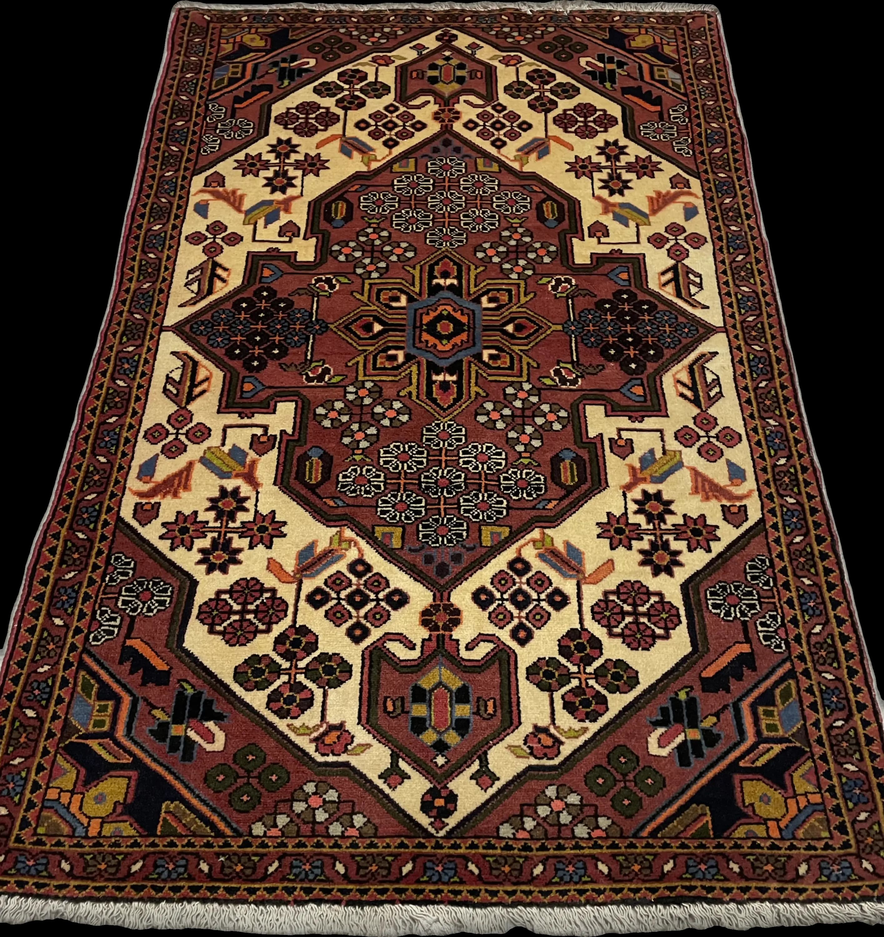 Perspective view of the rug