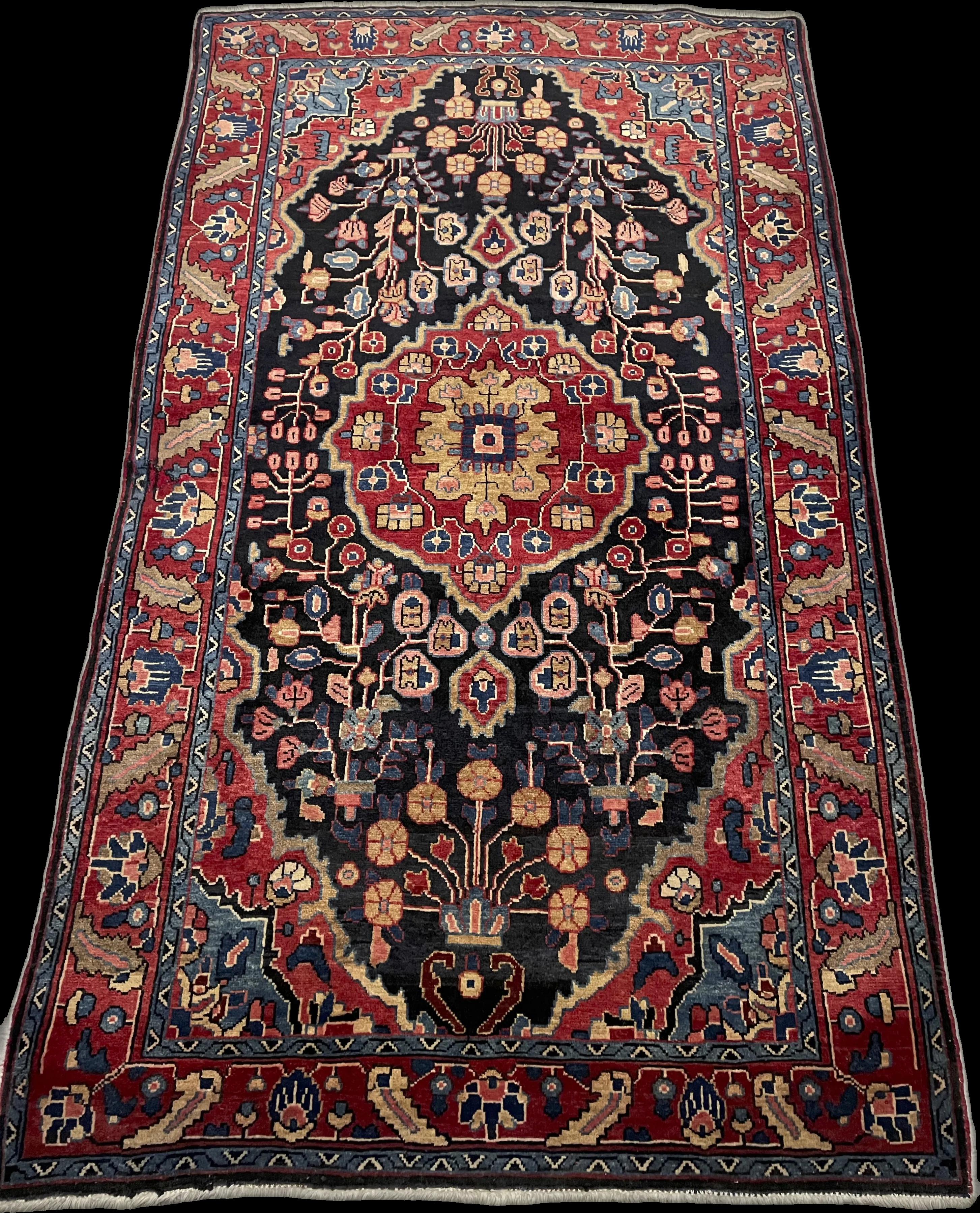 Perspective view of the rug