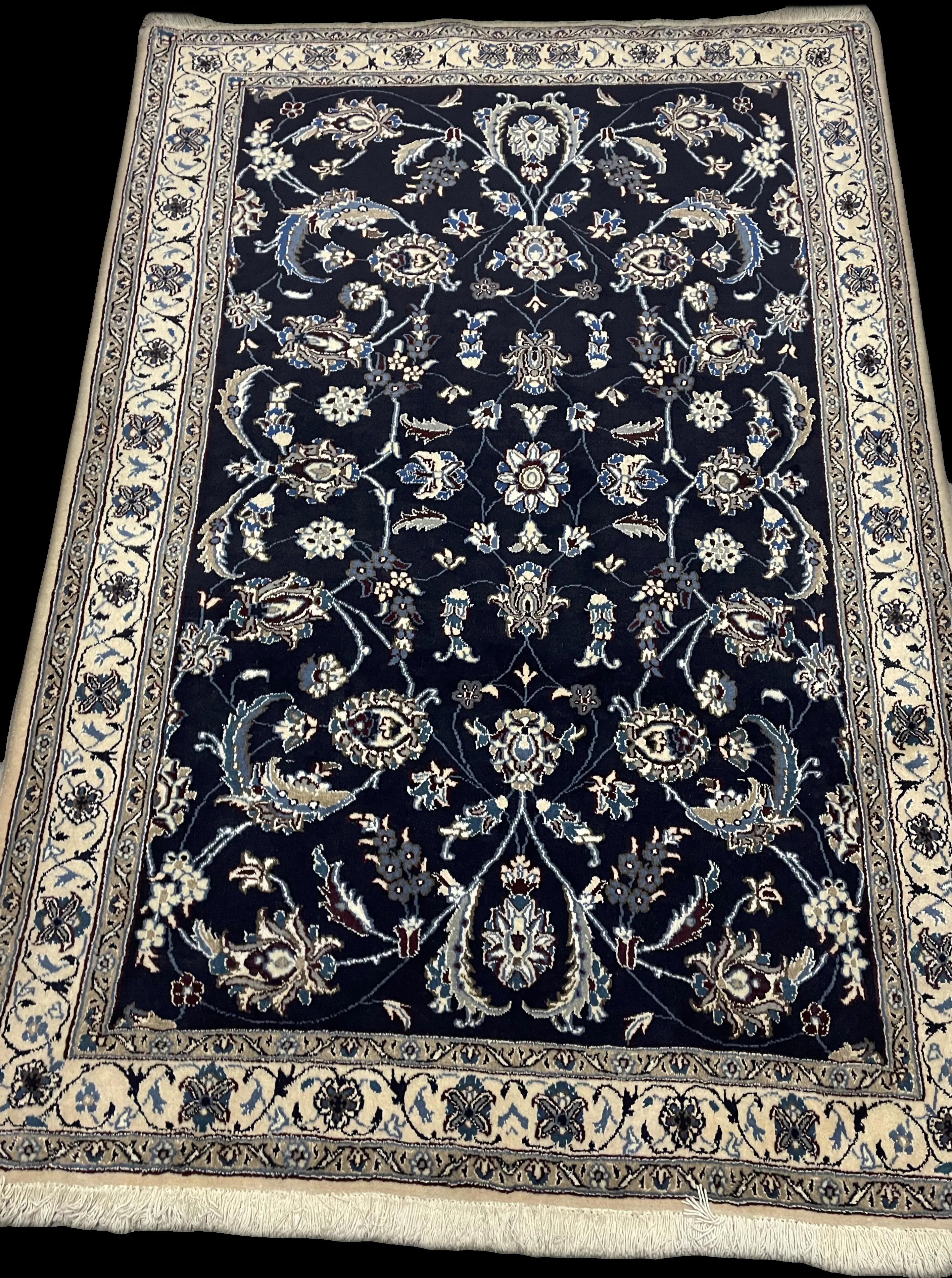 Perspective view of the rug