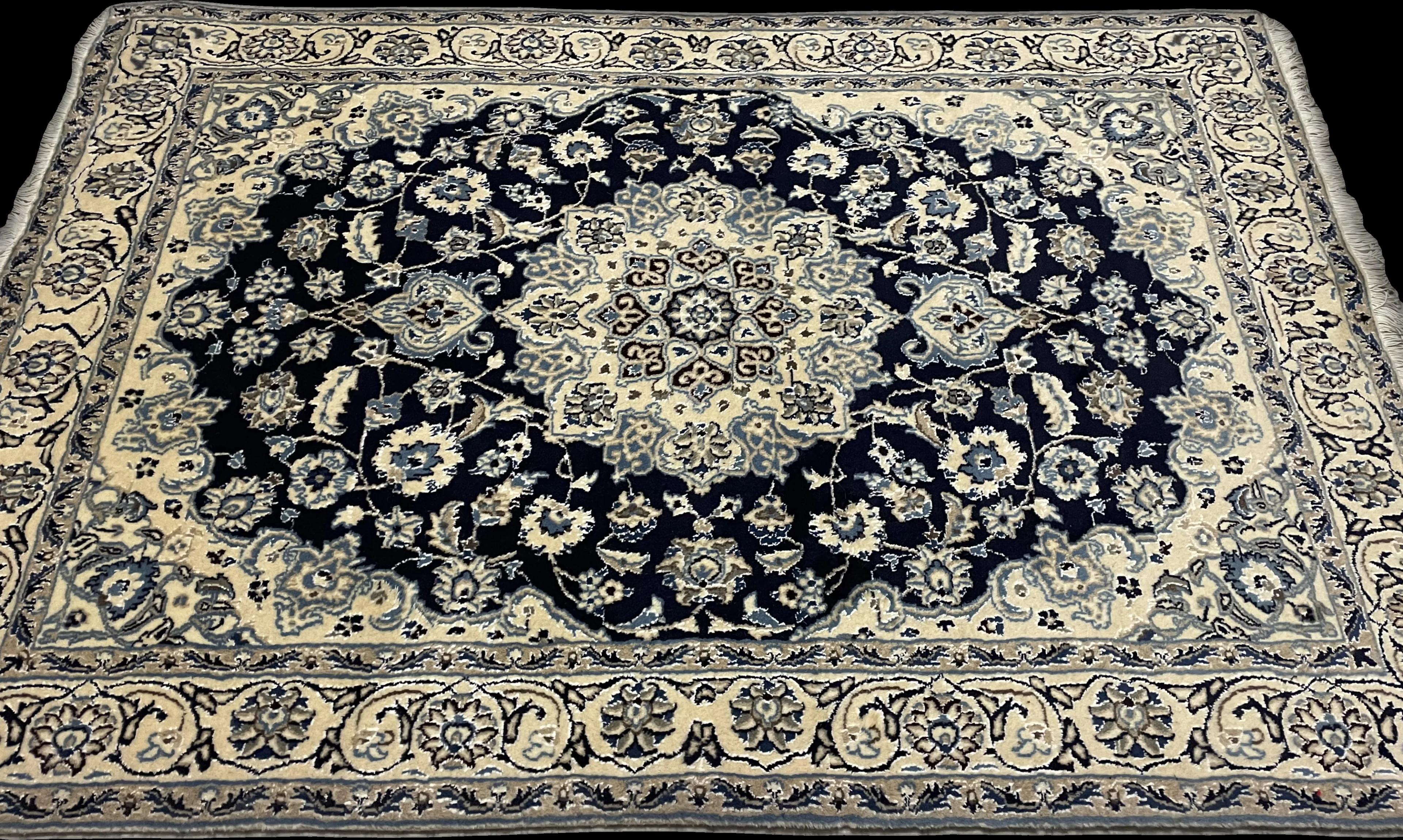 Perspective view of the rug