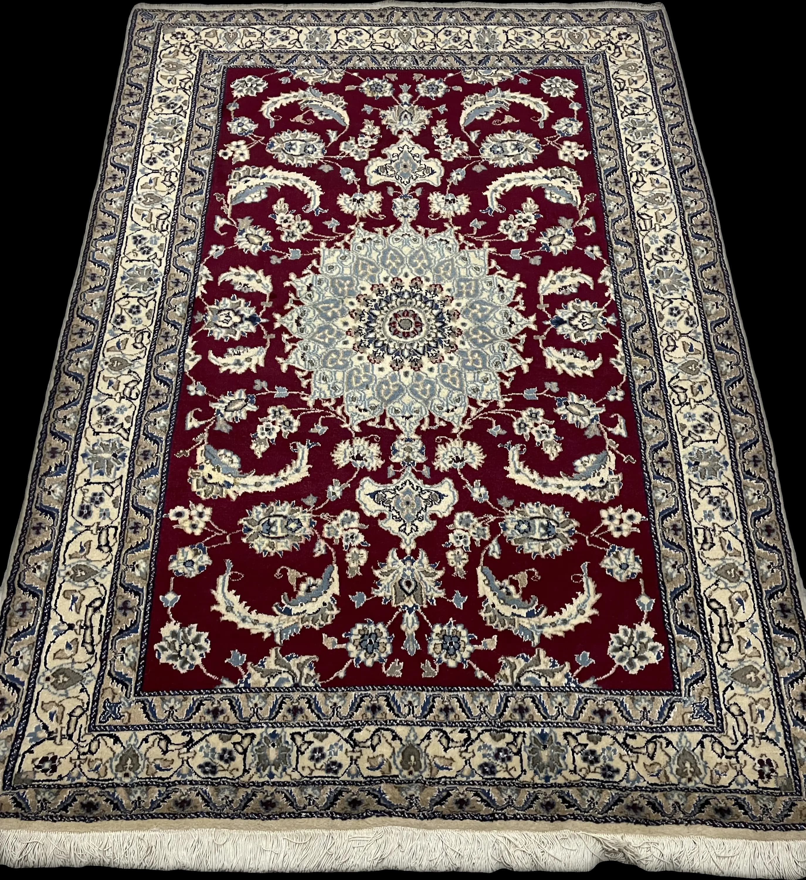 Perspective view of the rug