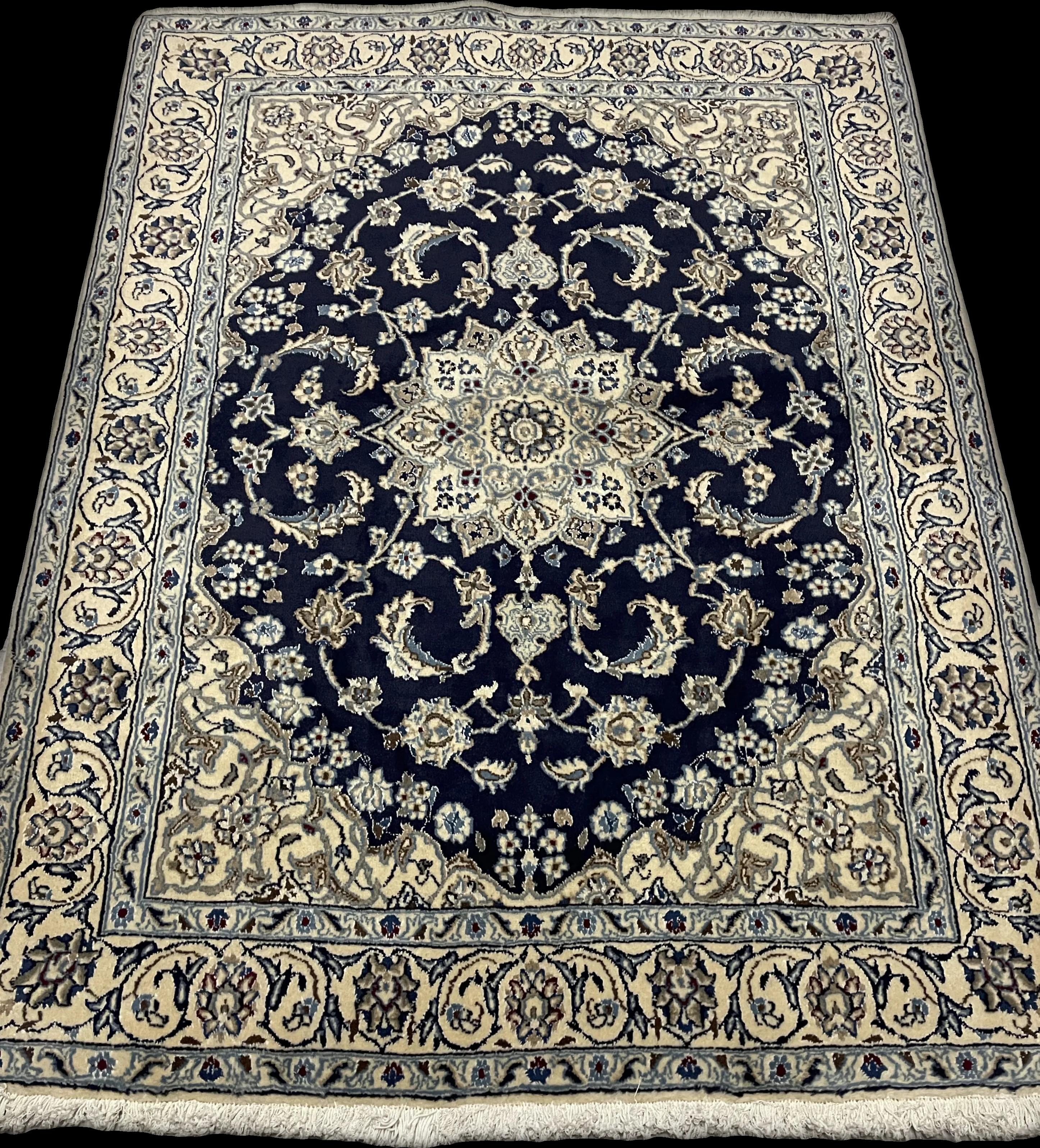 Perspective view of the rug