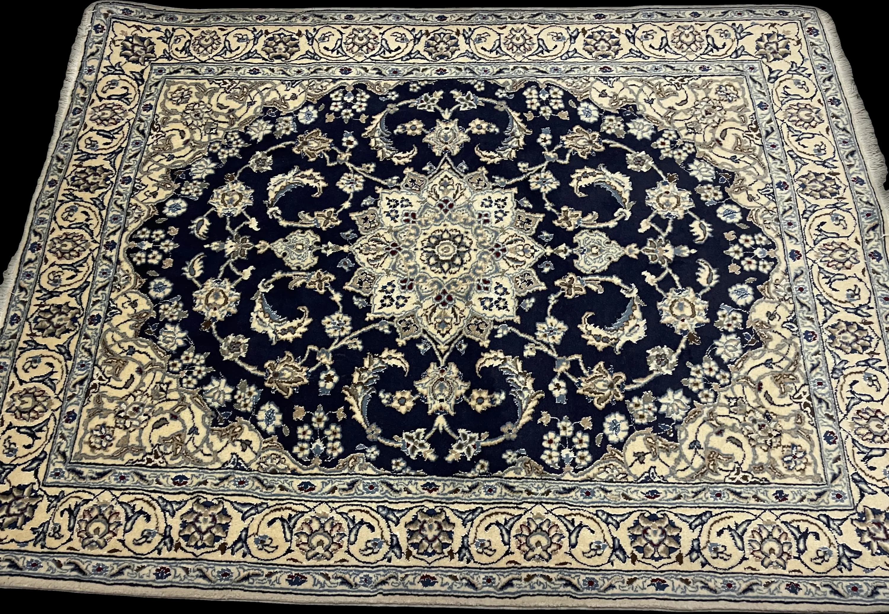 Perspective view of the rug