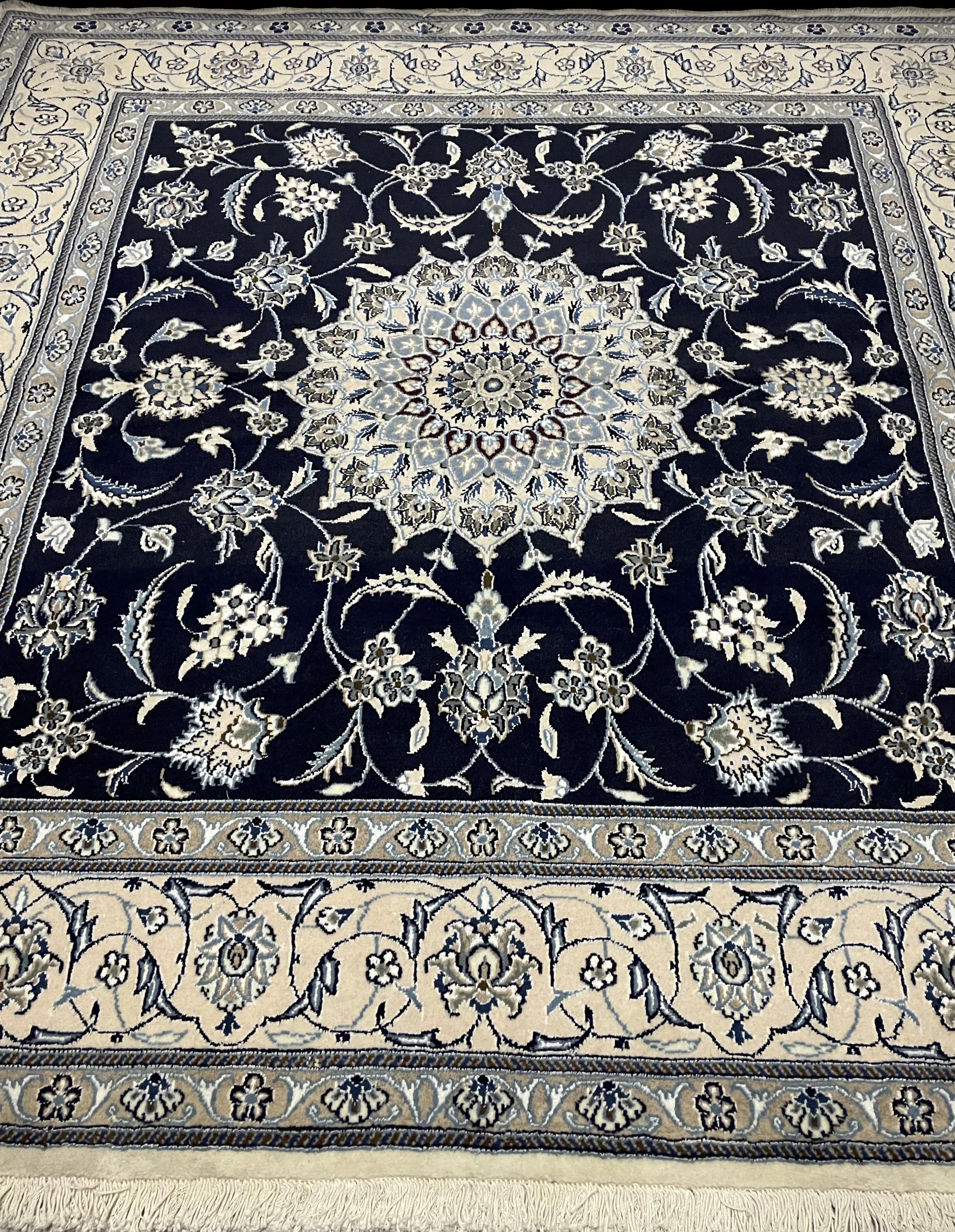 Perspective view of the rug