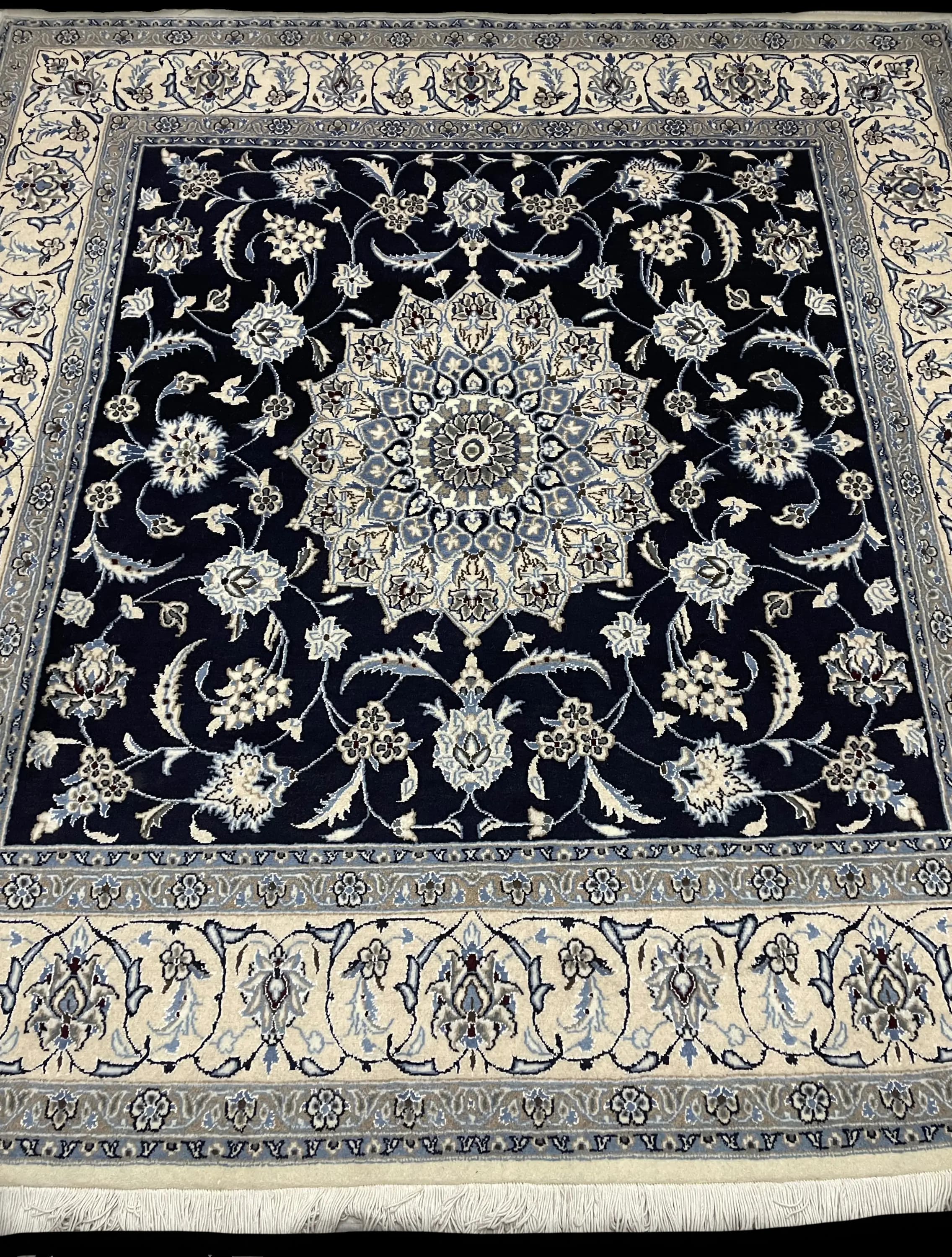 Perspective view of the rug