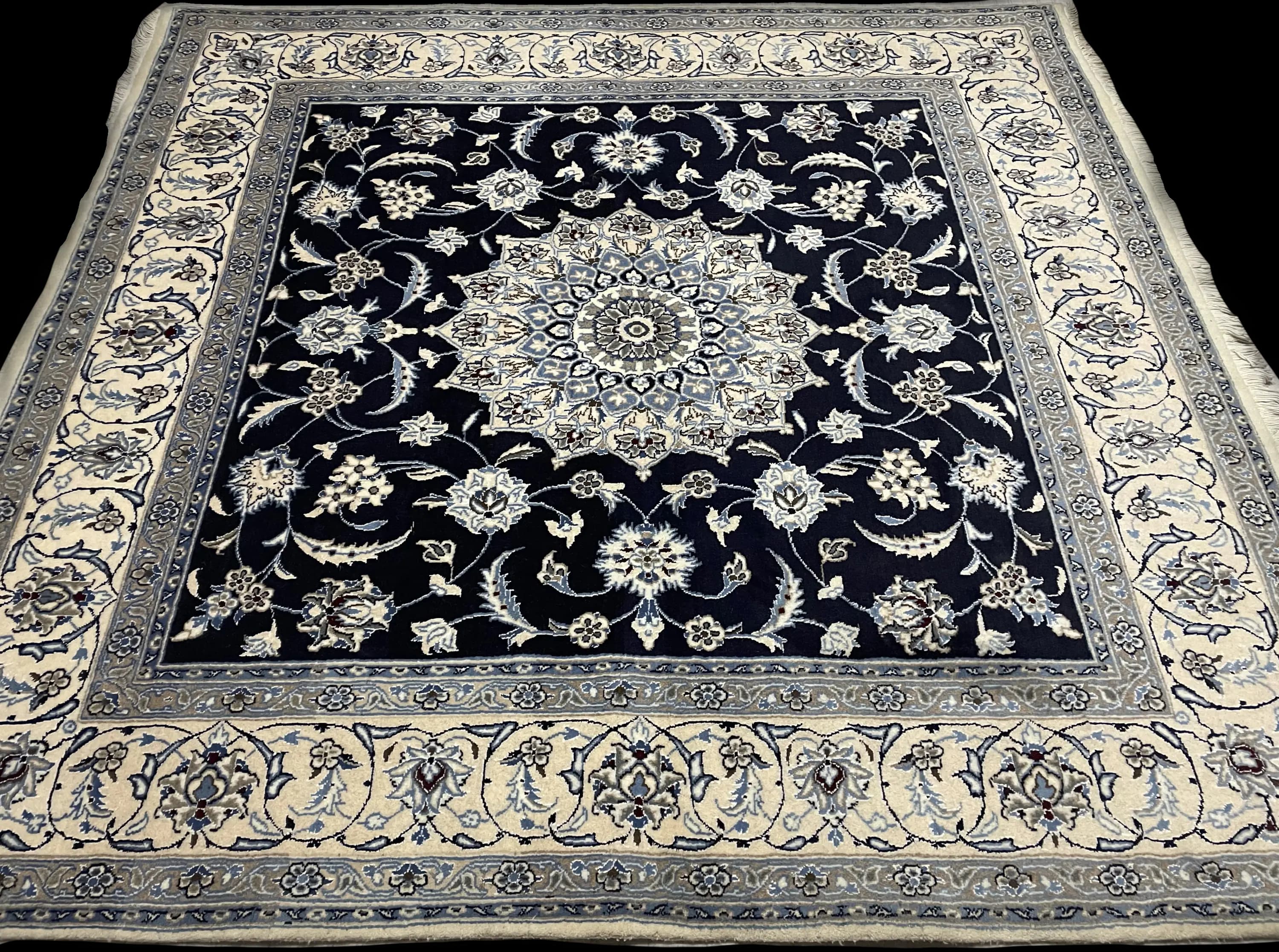 Perspective view of the rug