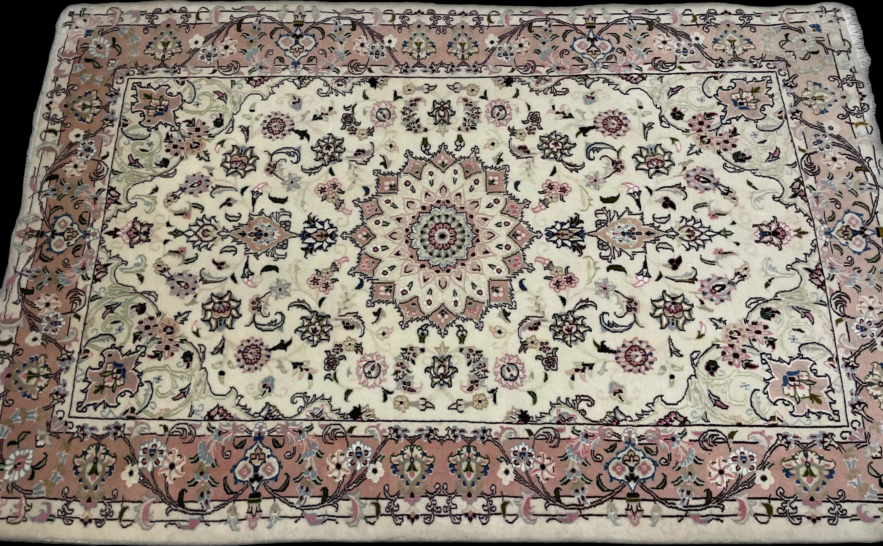 Perspective view of the rug