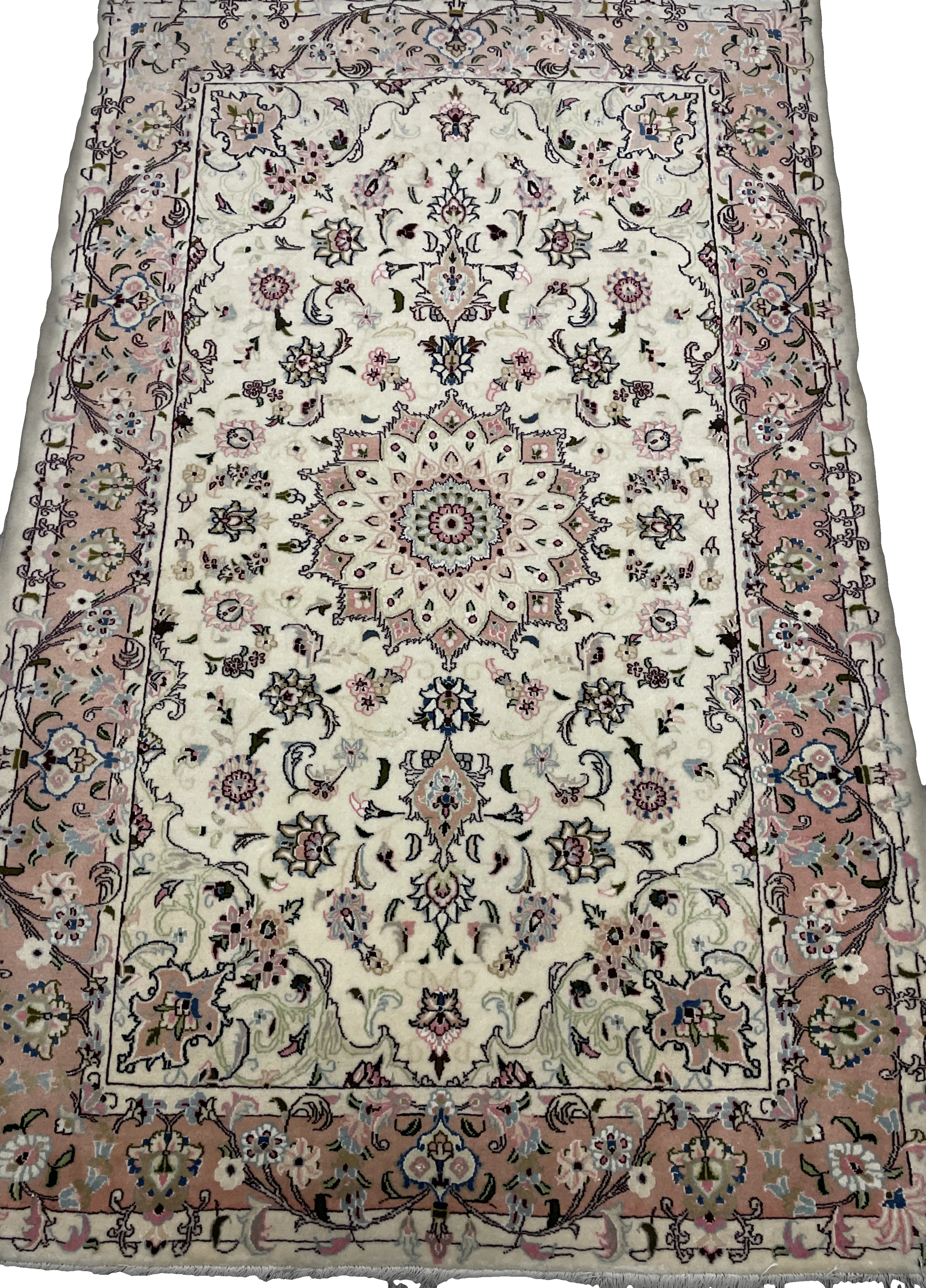 Perspective view of the rug