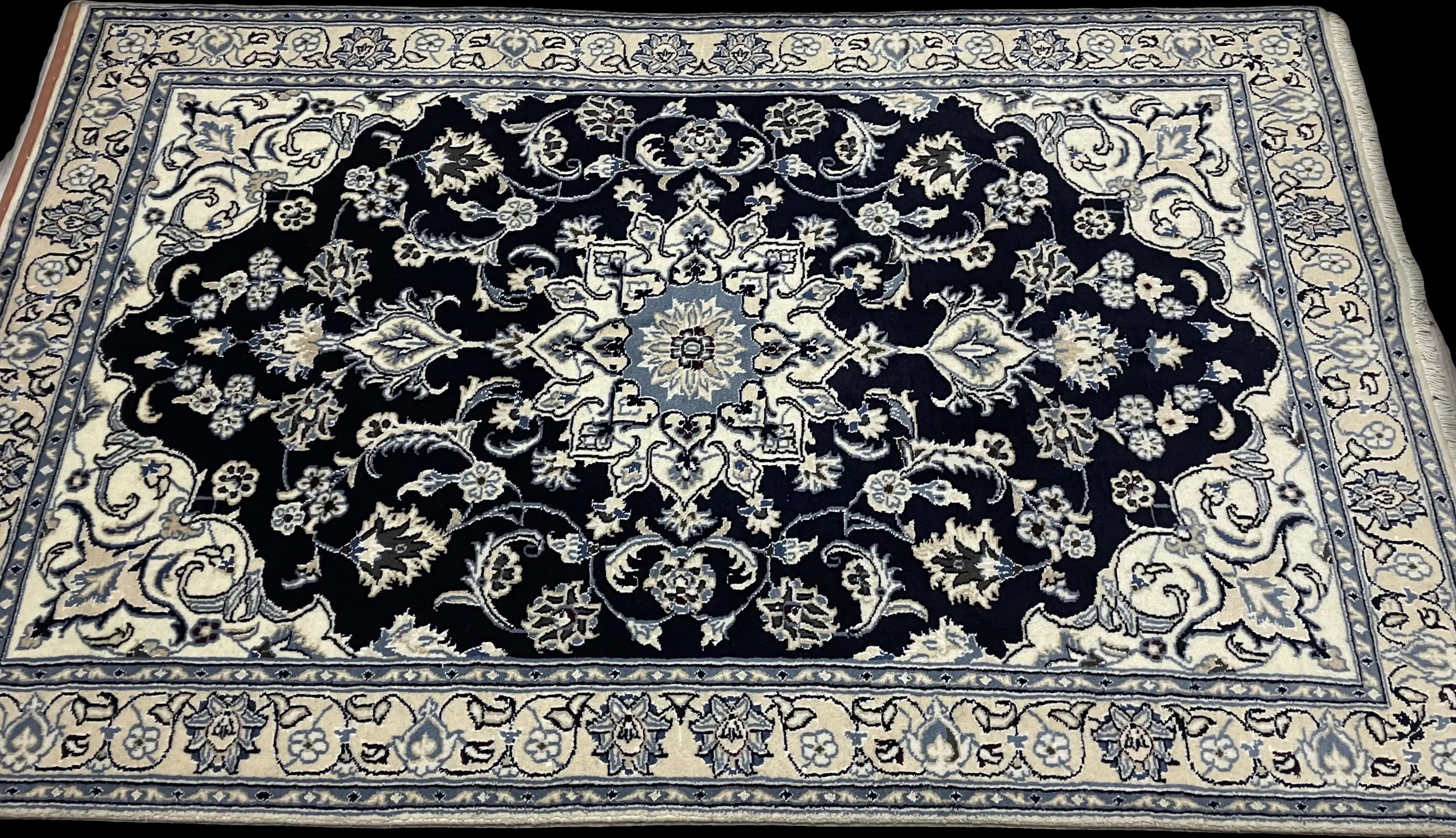 Perspective view of the rug