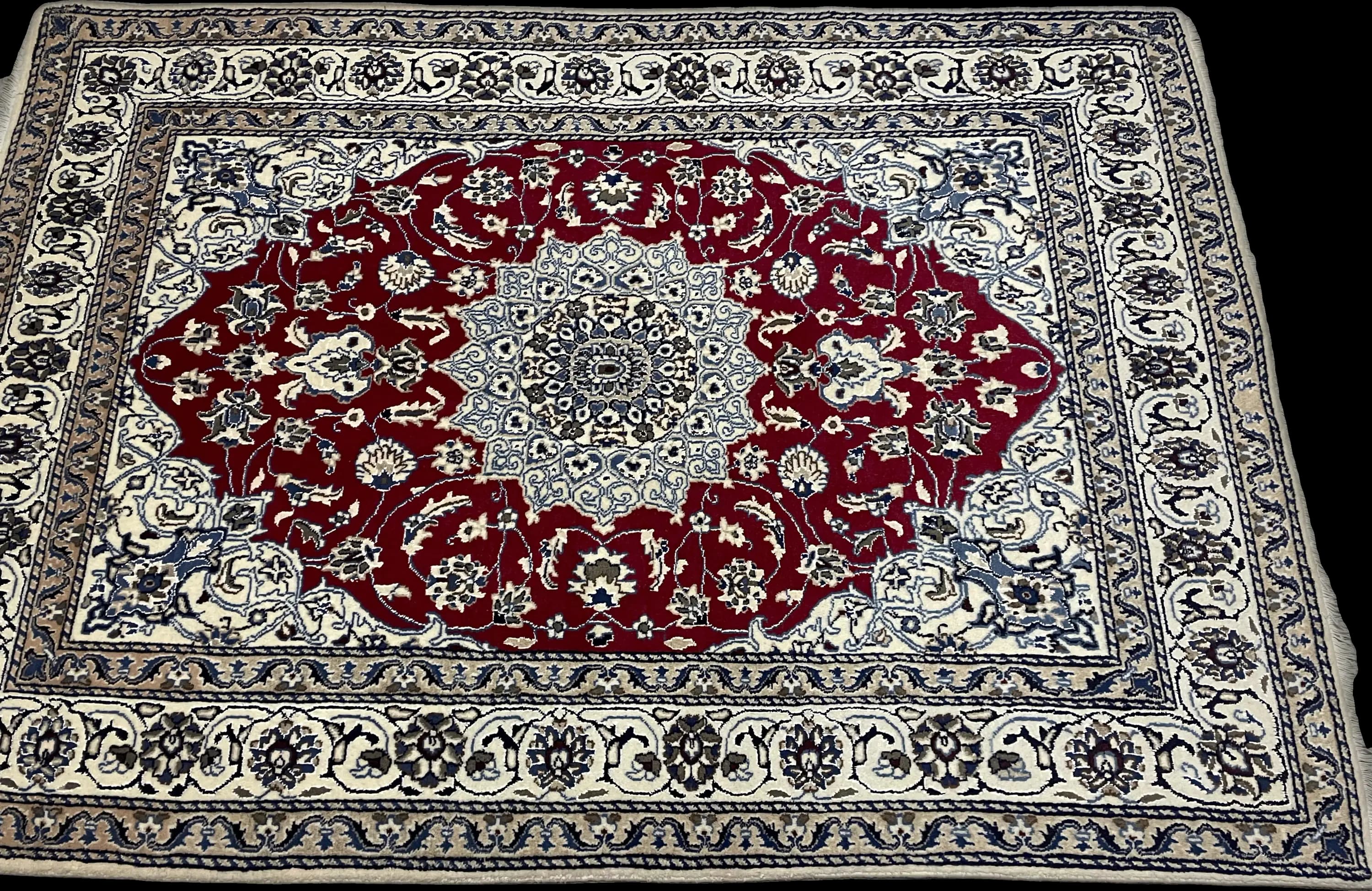 Perspective view of the rug