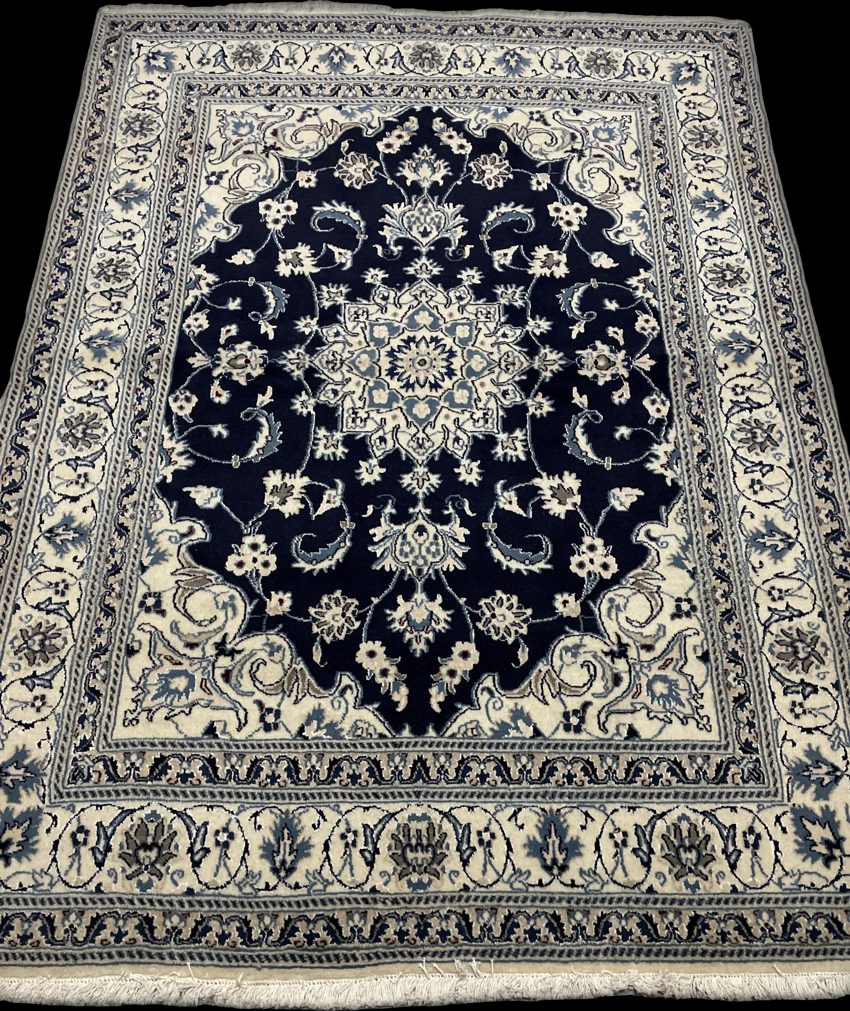 Perspective view of the rug