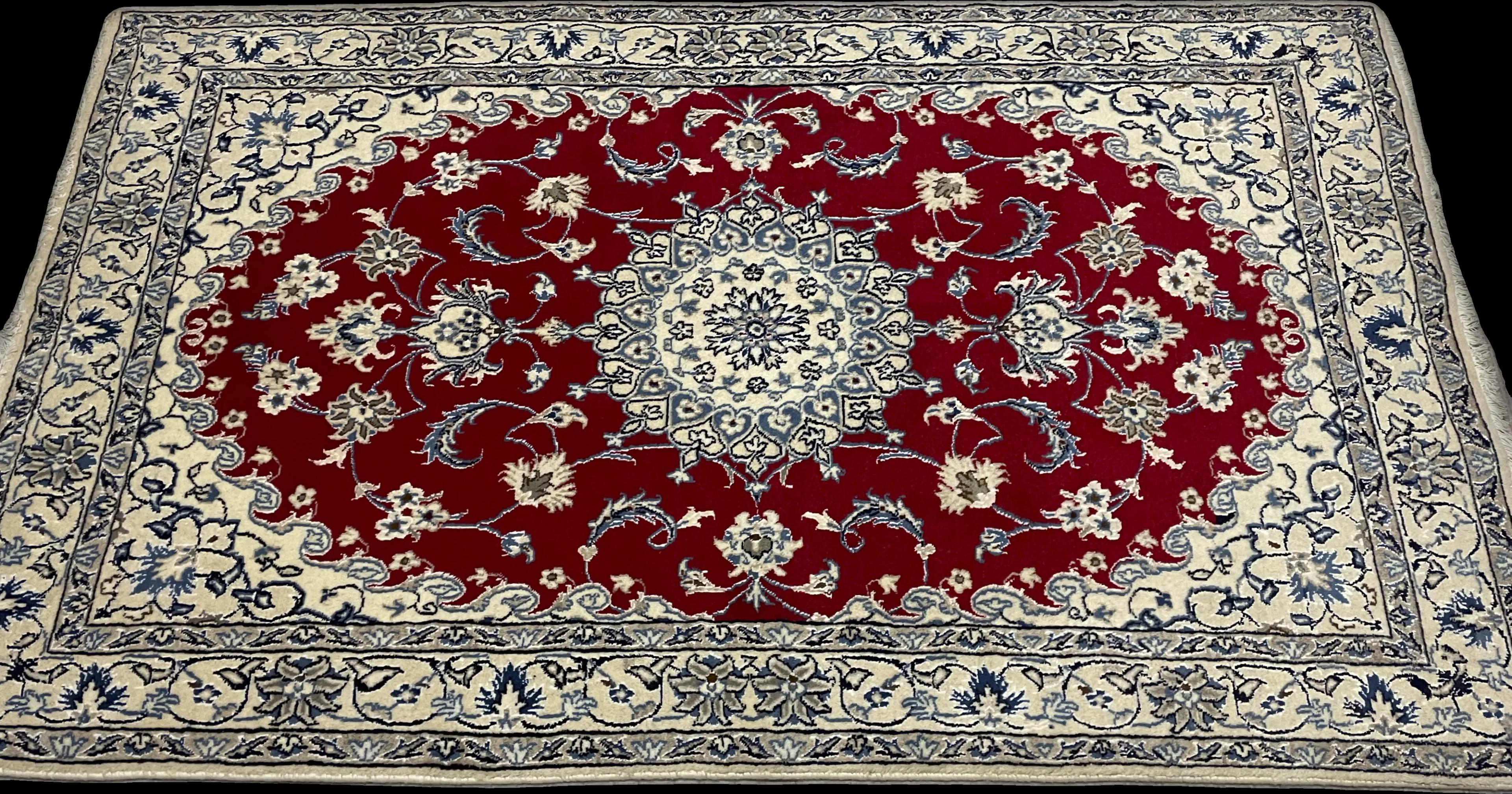 Perspective view of the rug