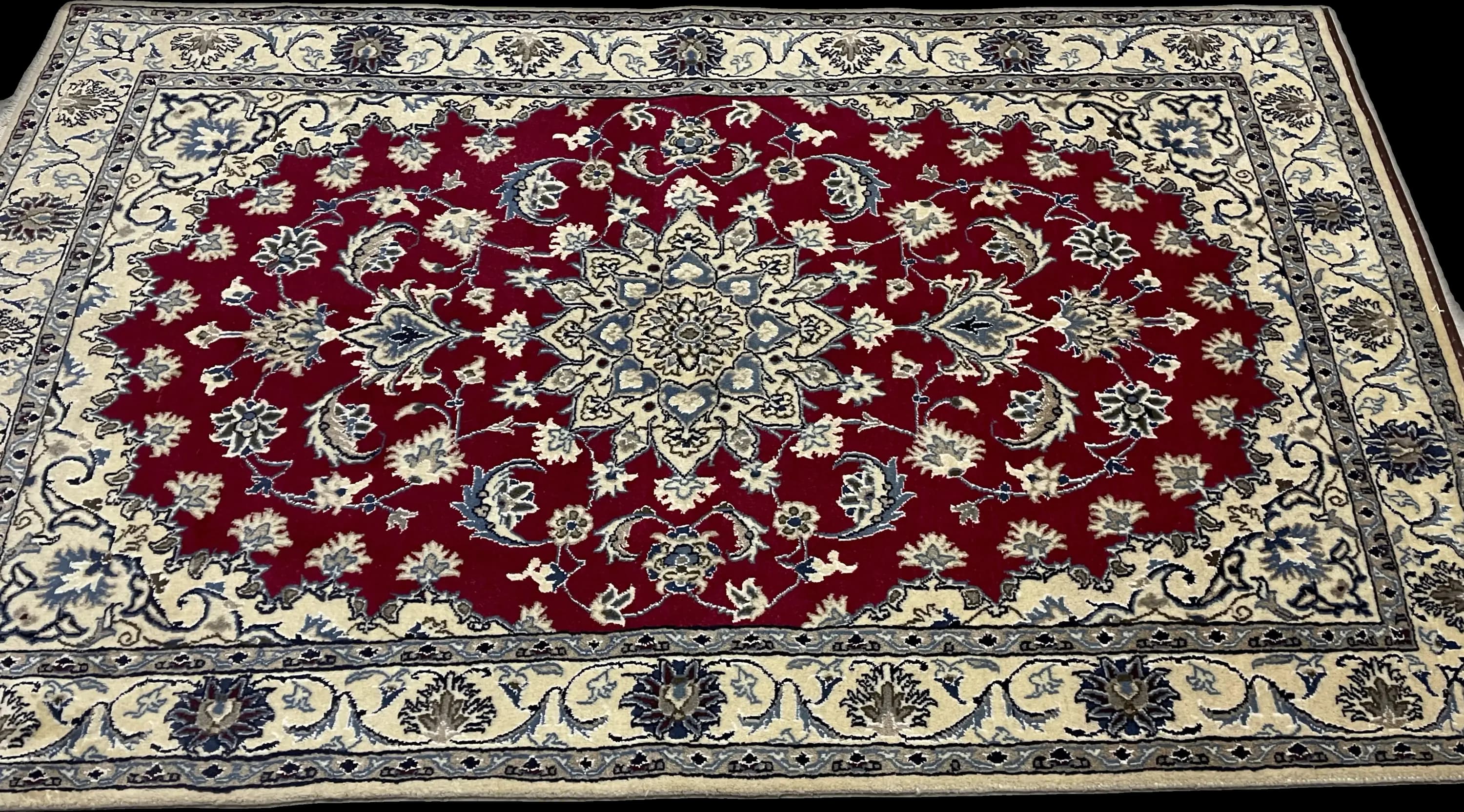 Perspective view of the rug