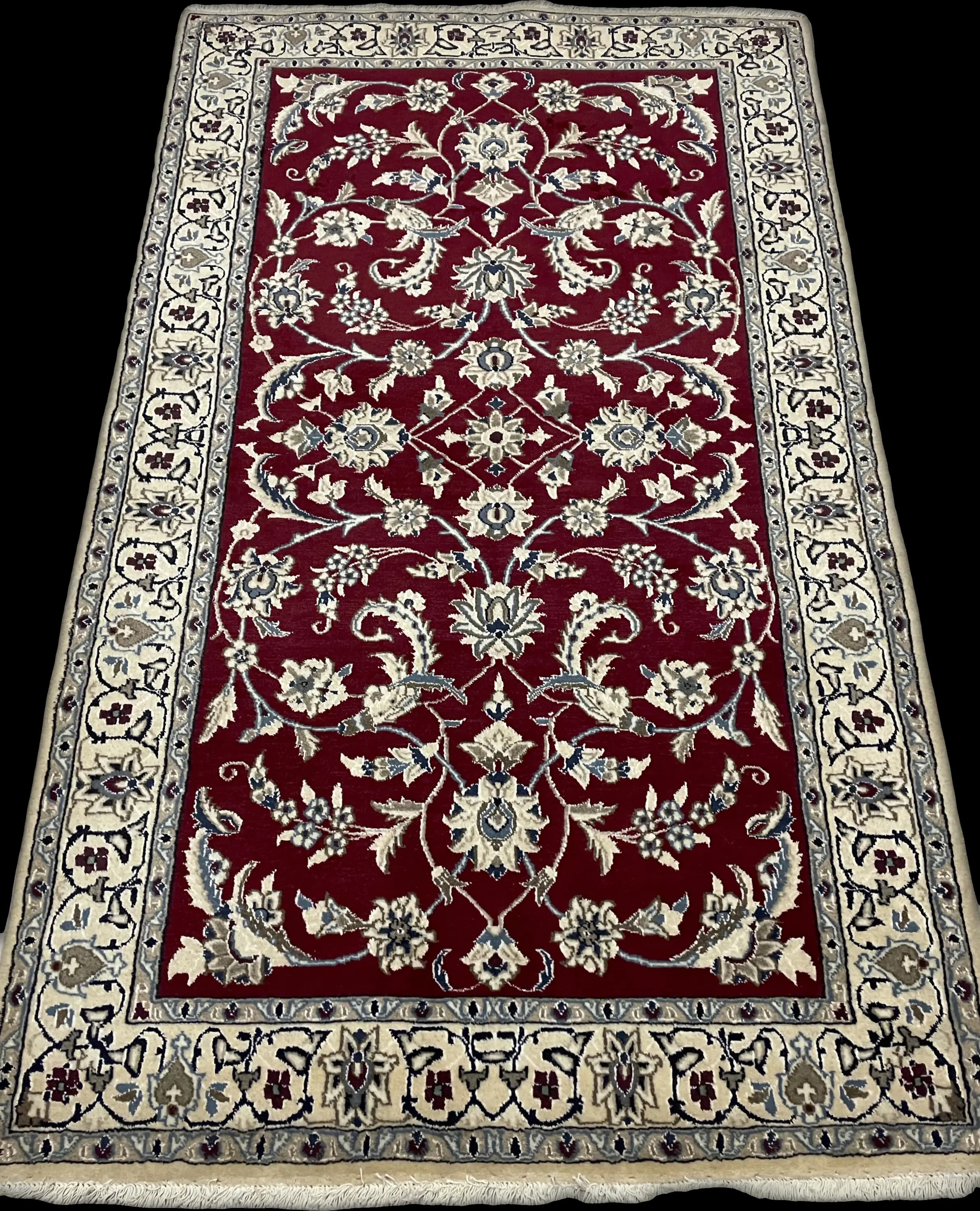 Perspective view of the rug