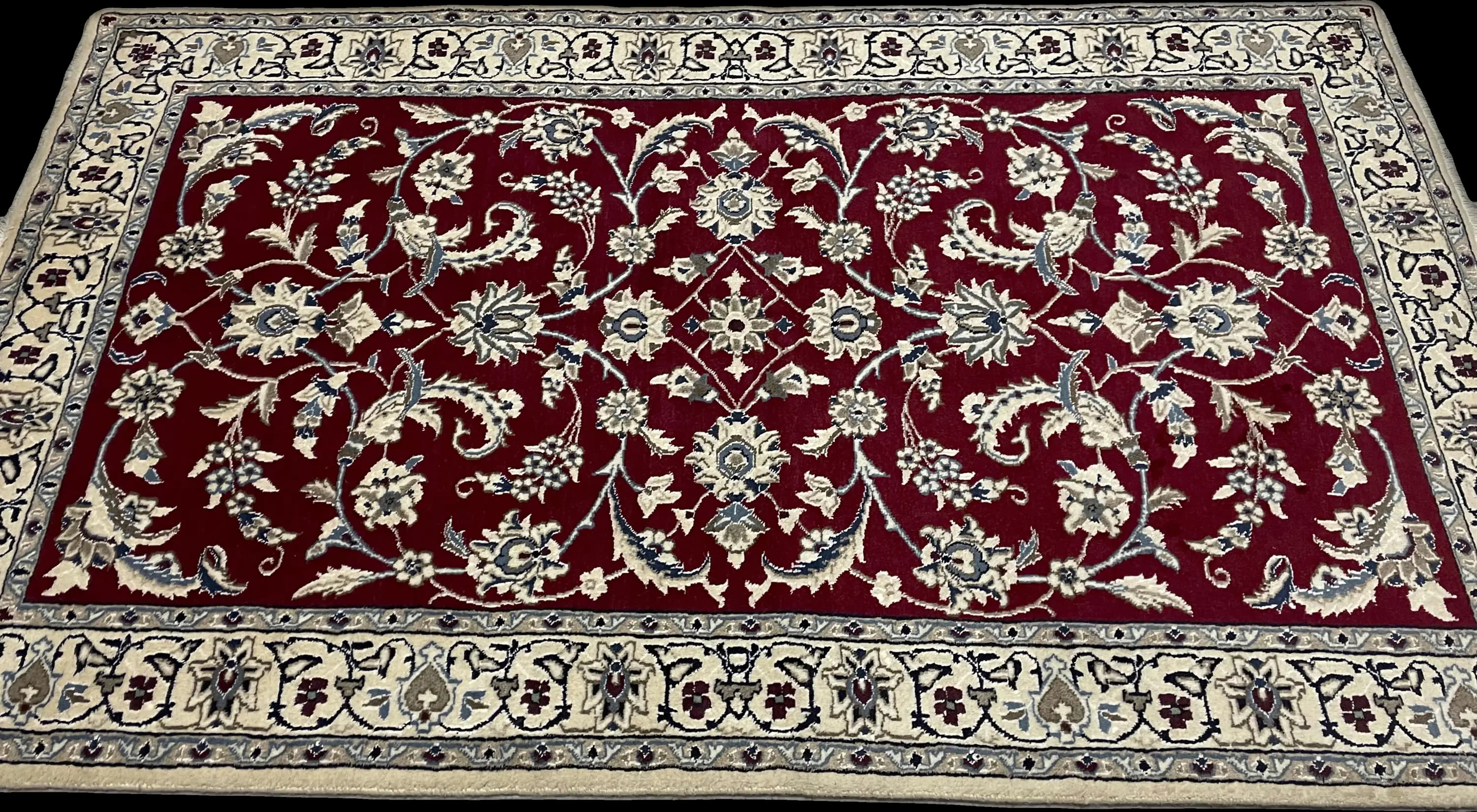 Perspective view of the rug