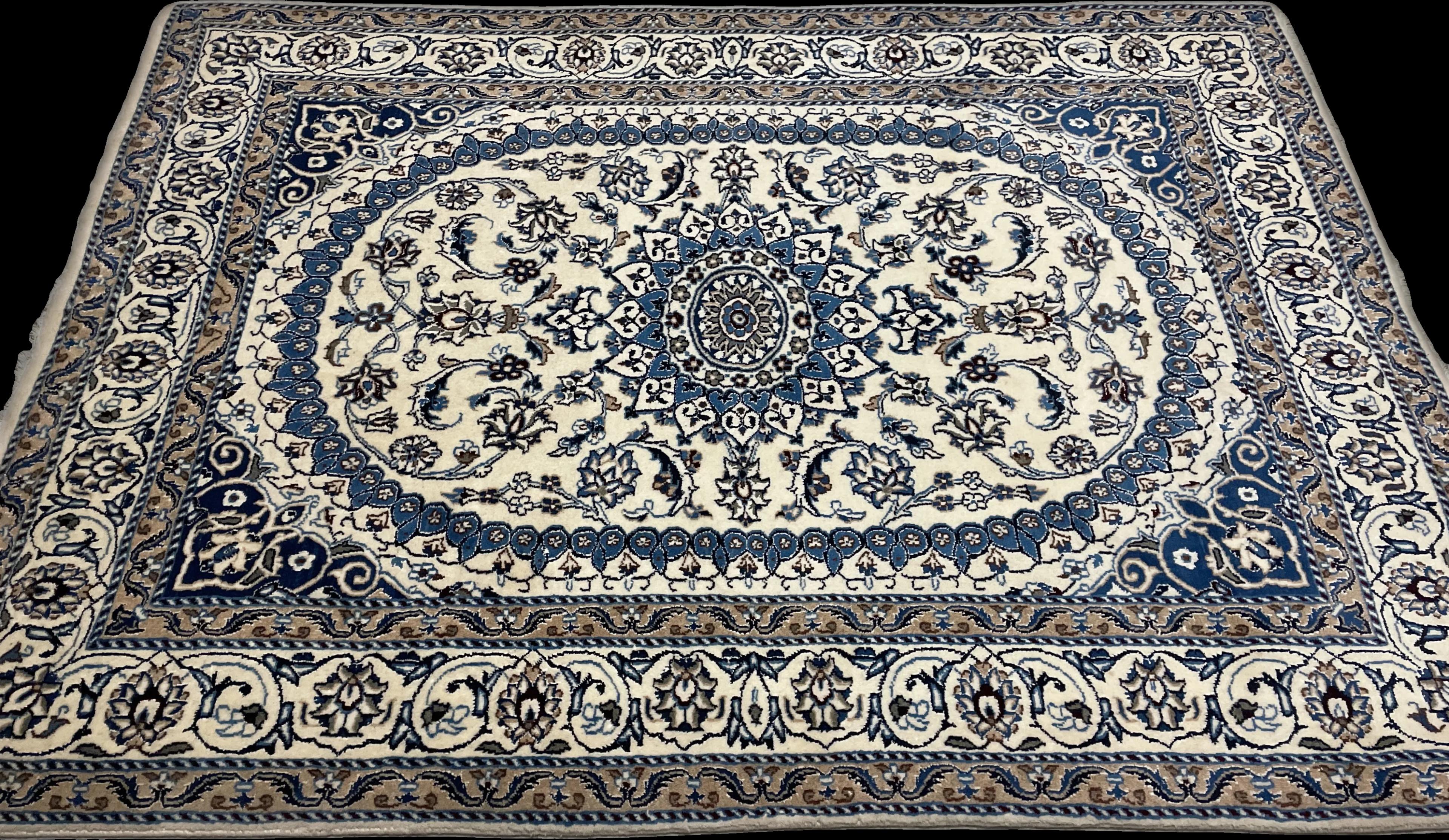 Perspective view of the rug