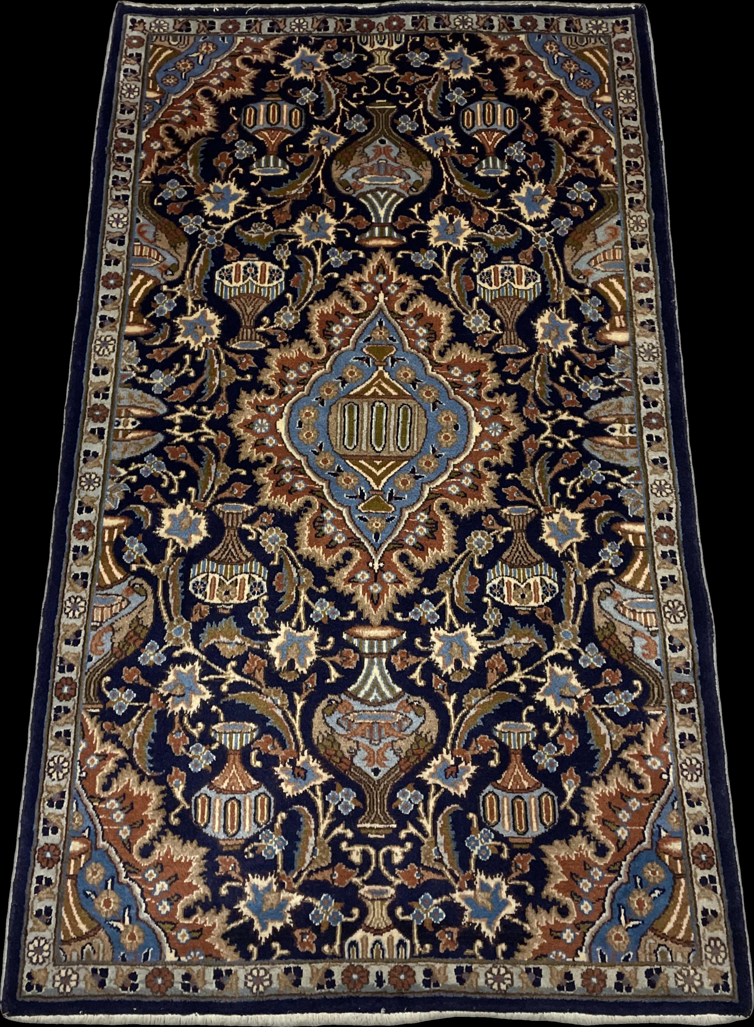 Perspective view of the rug