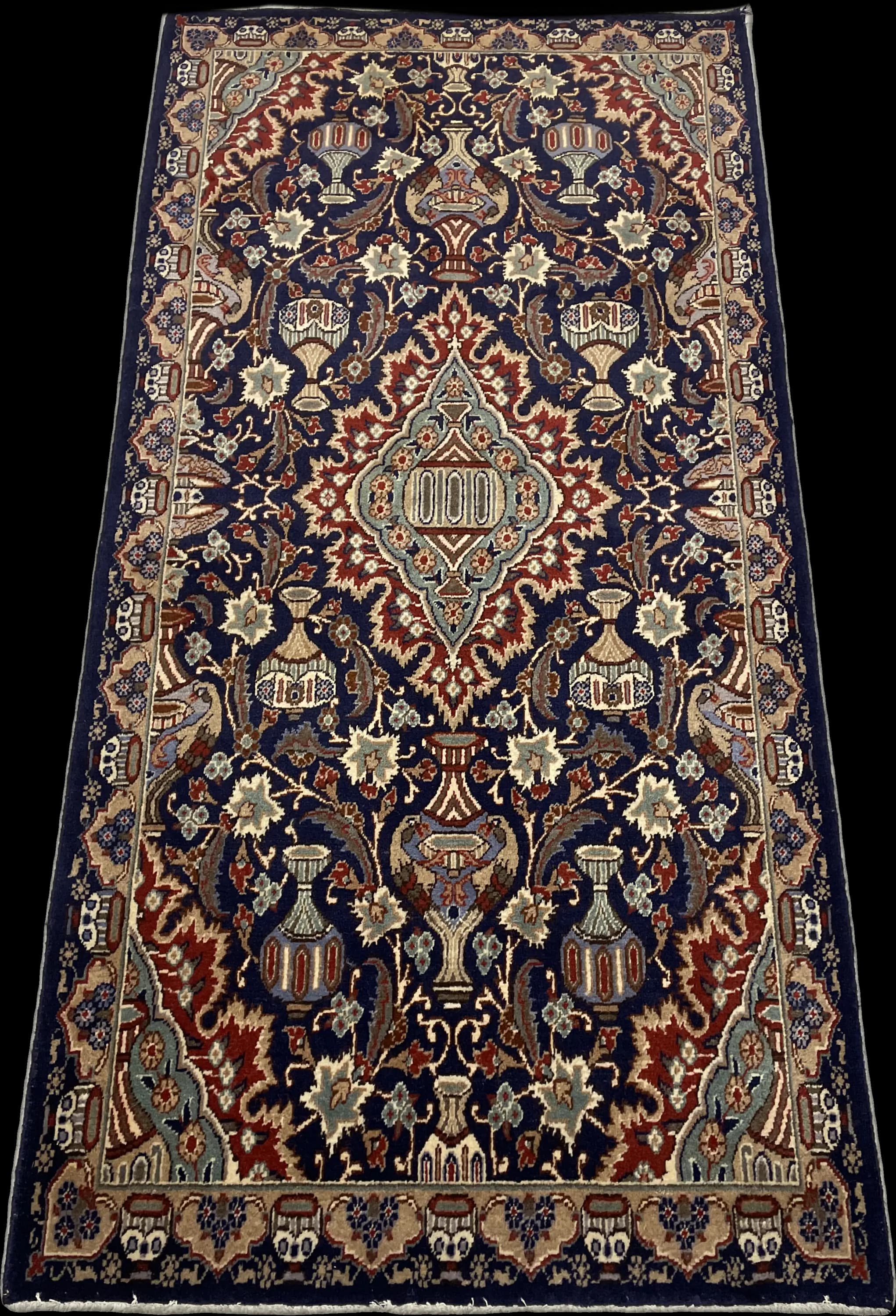 Perspective view of the rug